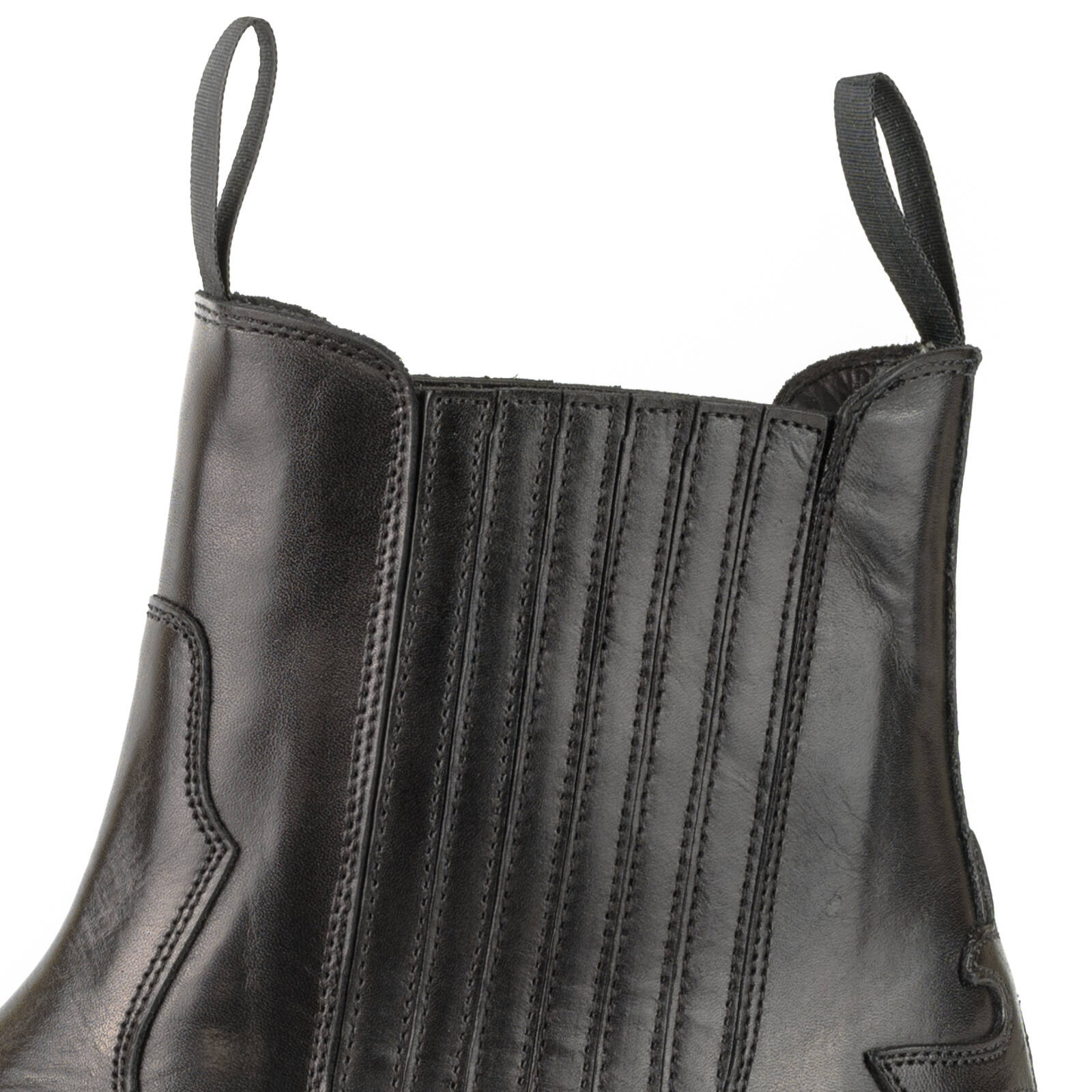 Vêtement en cuir Santiags homme noir