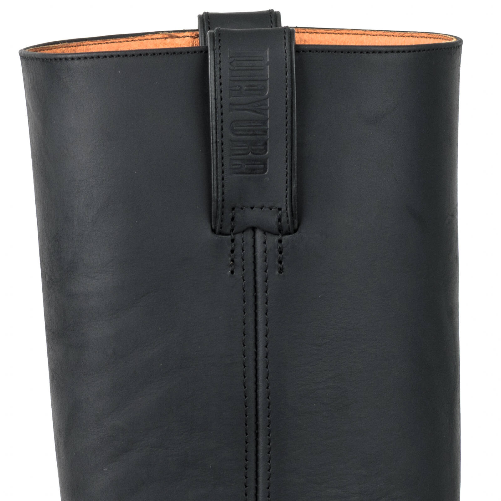 Vêtement en cuir Santiags homme noir