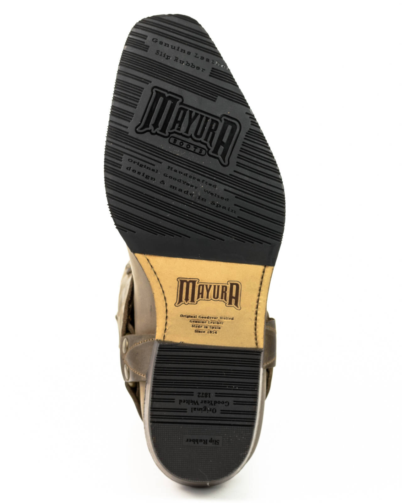 Vêtement en cuir Santiags homme marron