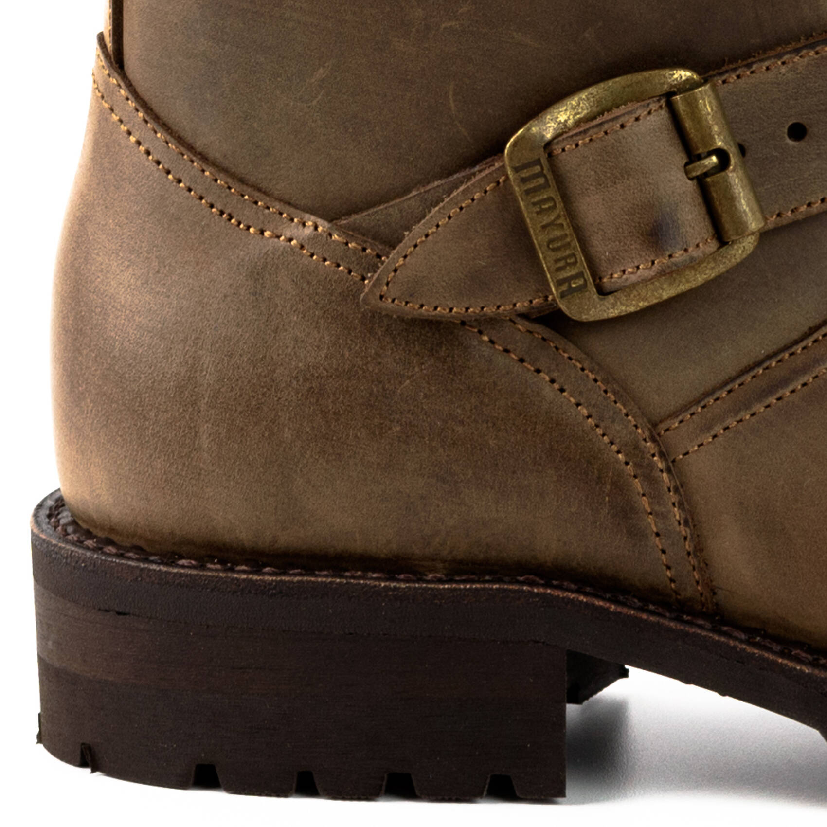 Vêtement en cuir Santiags homme marron