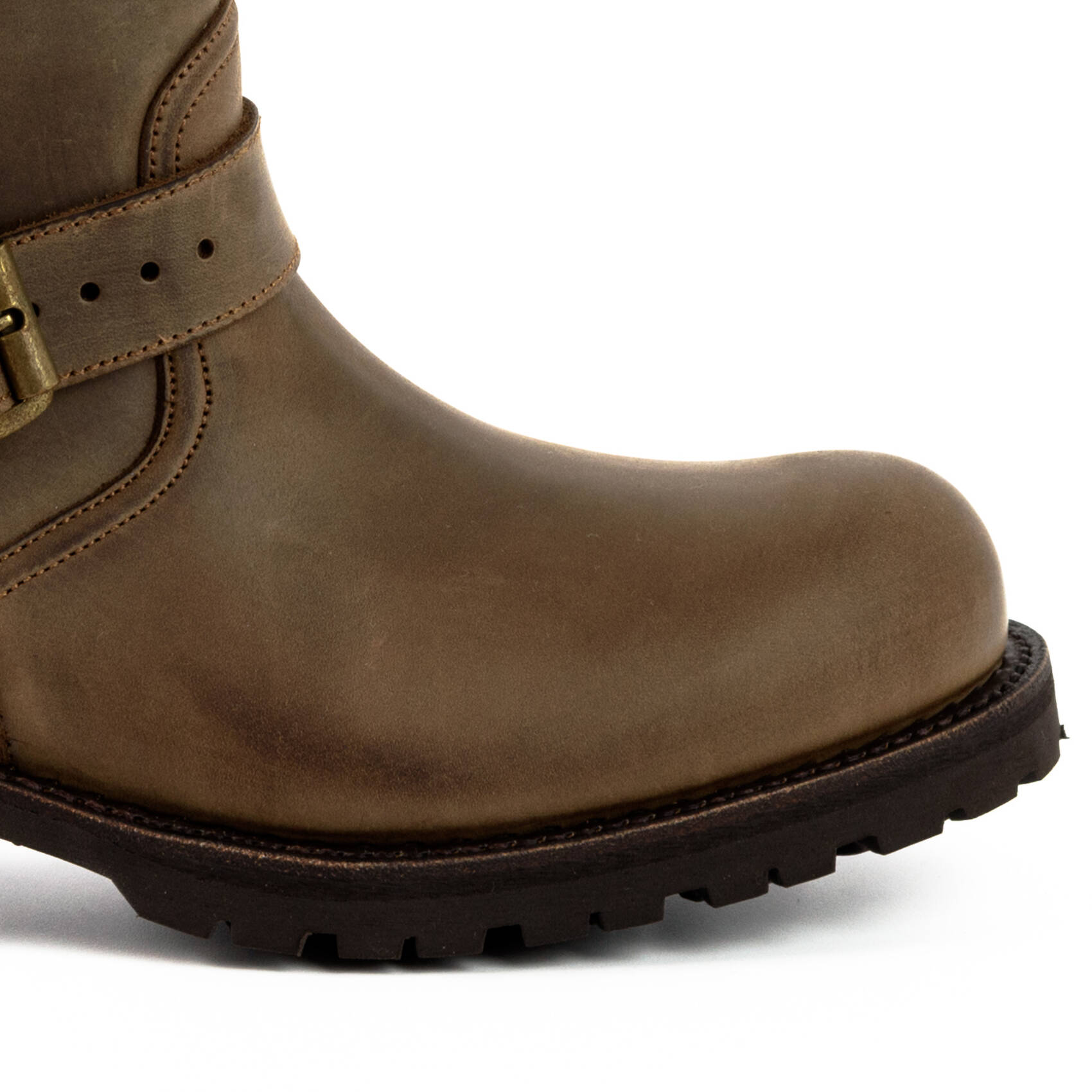 Vêtement en cuir Santiags homme marron