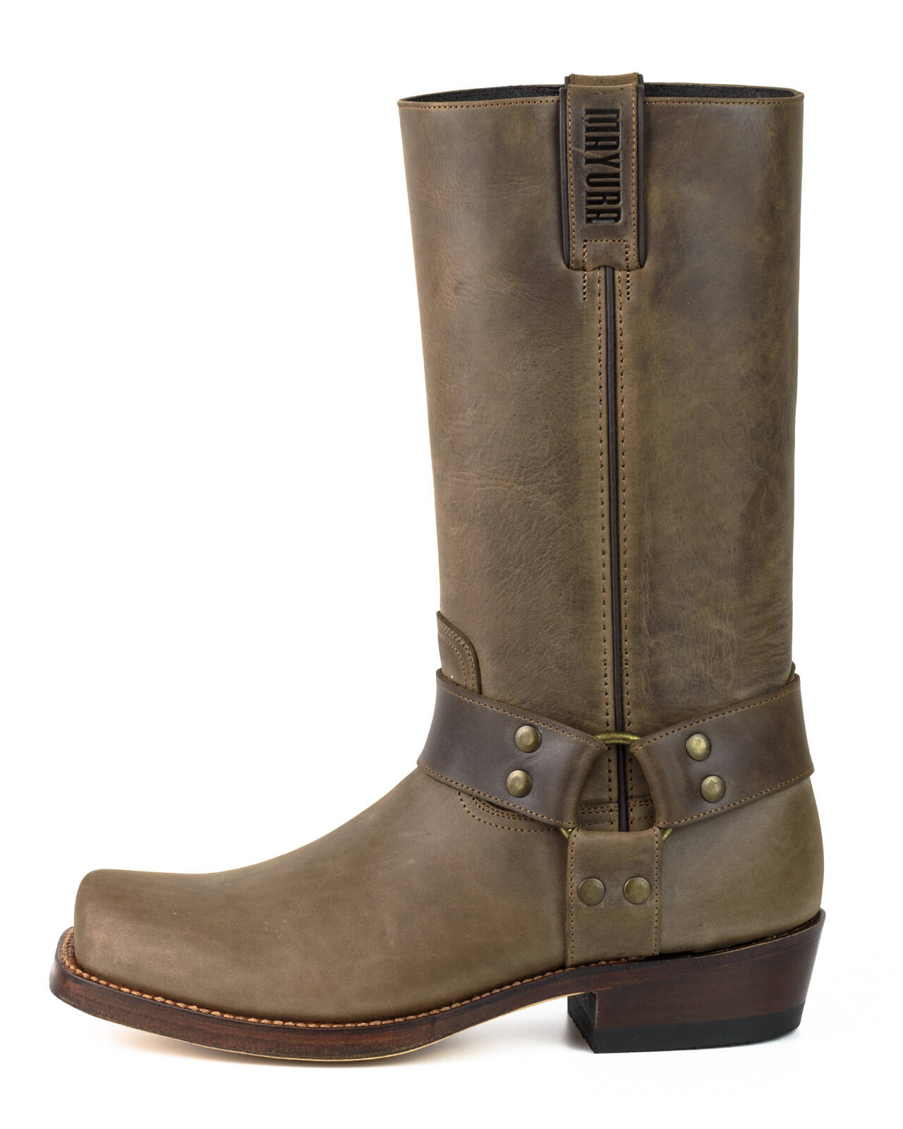 Vêtement en cuir Santiags homme marron