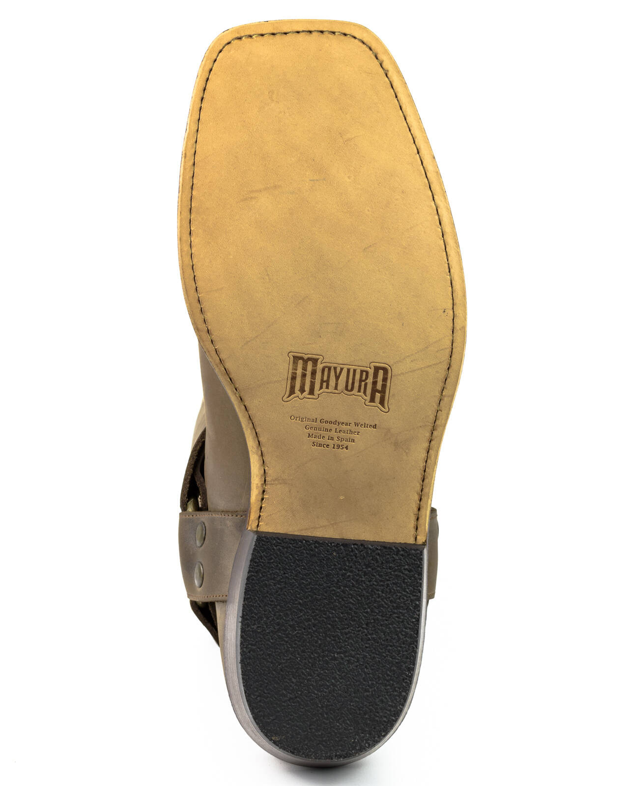 Vêtement en cuir Santiags homme marron