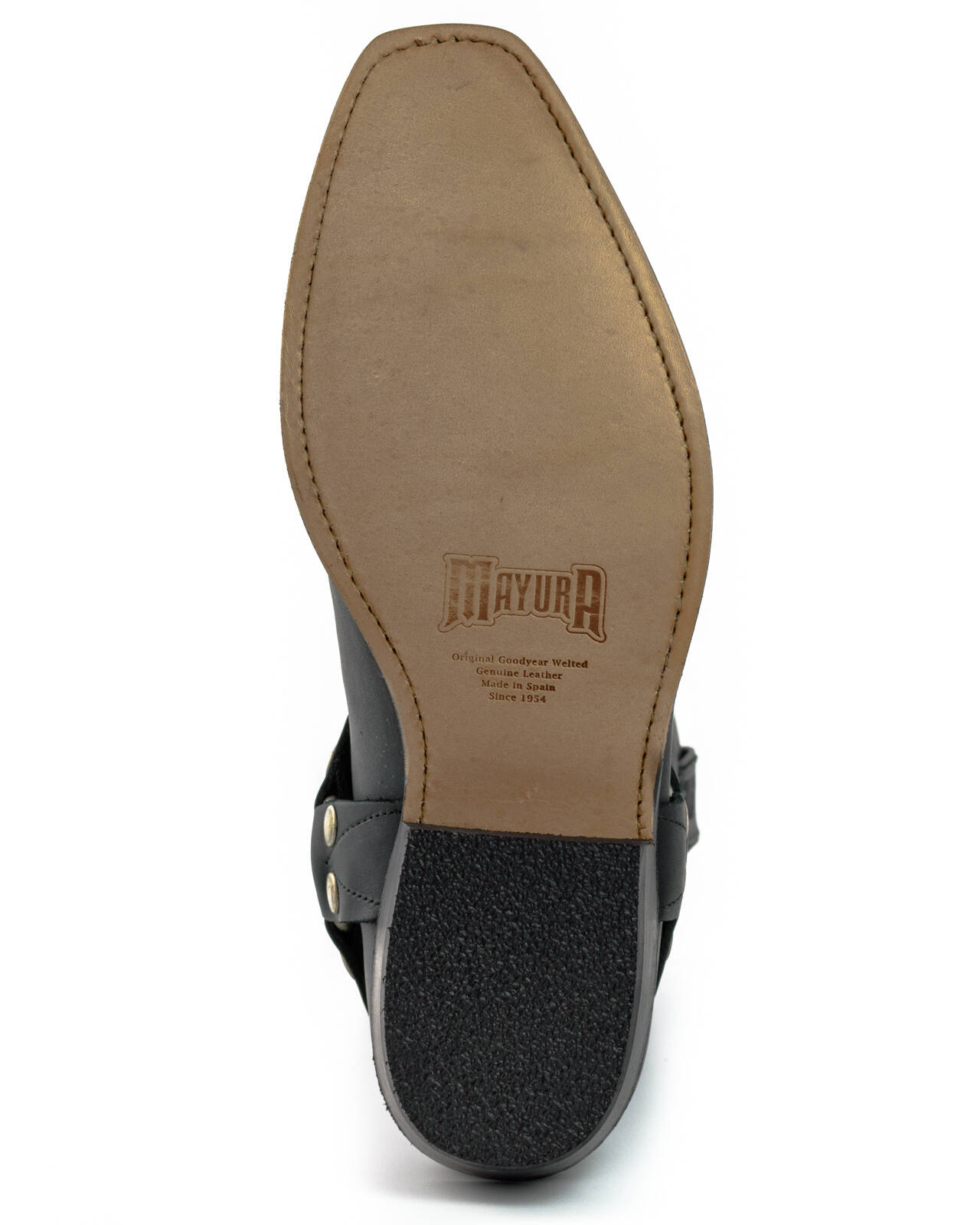 Vêtement en cuir Santiags homme noir