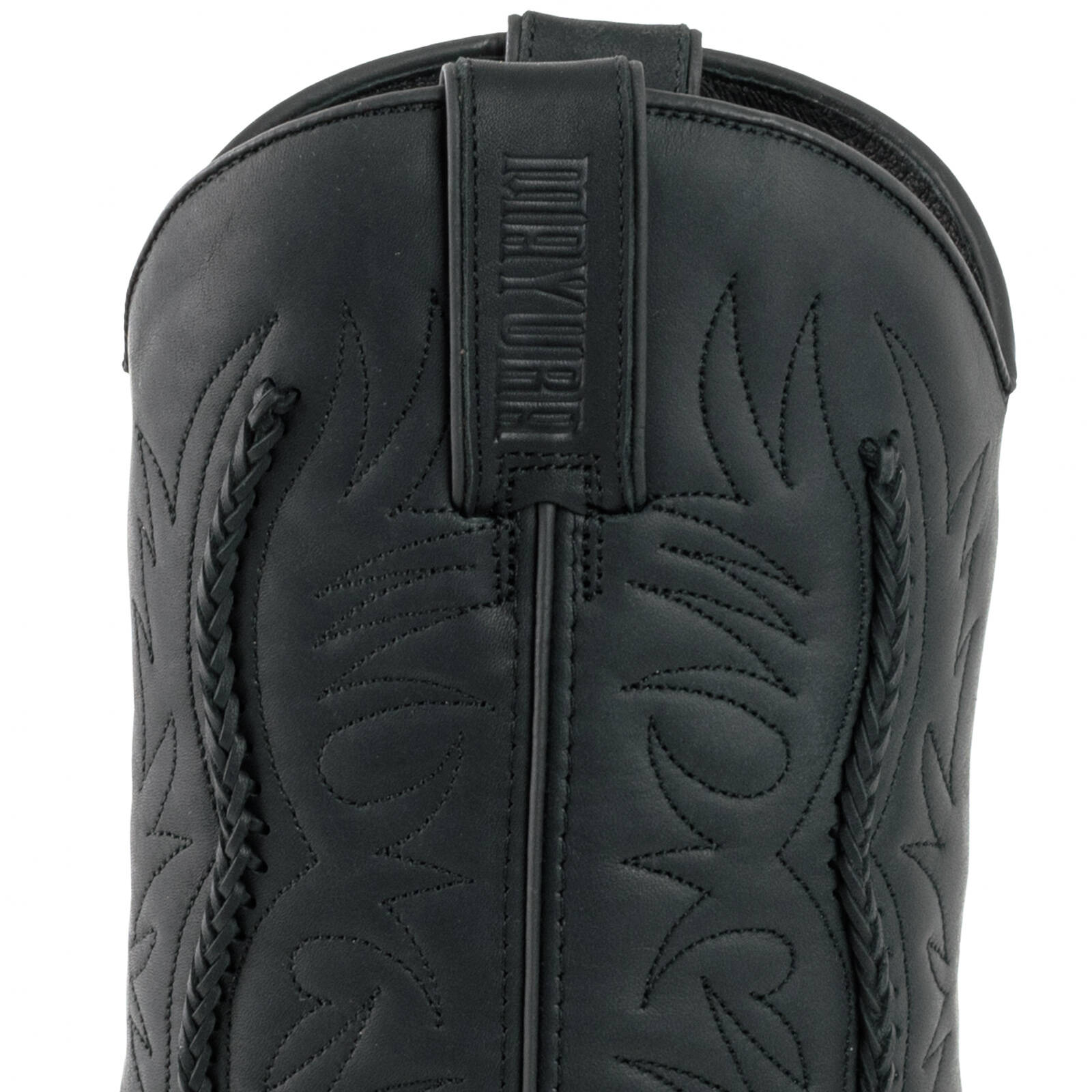 Vêtement en cuir Santiags homme noir