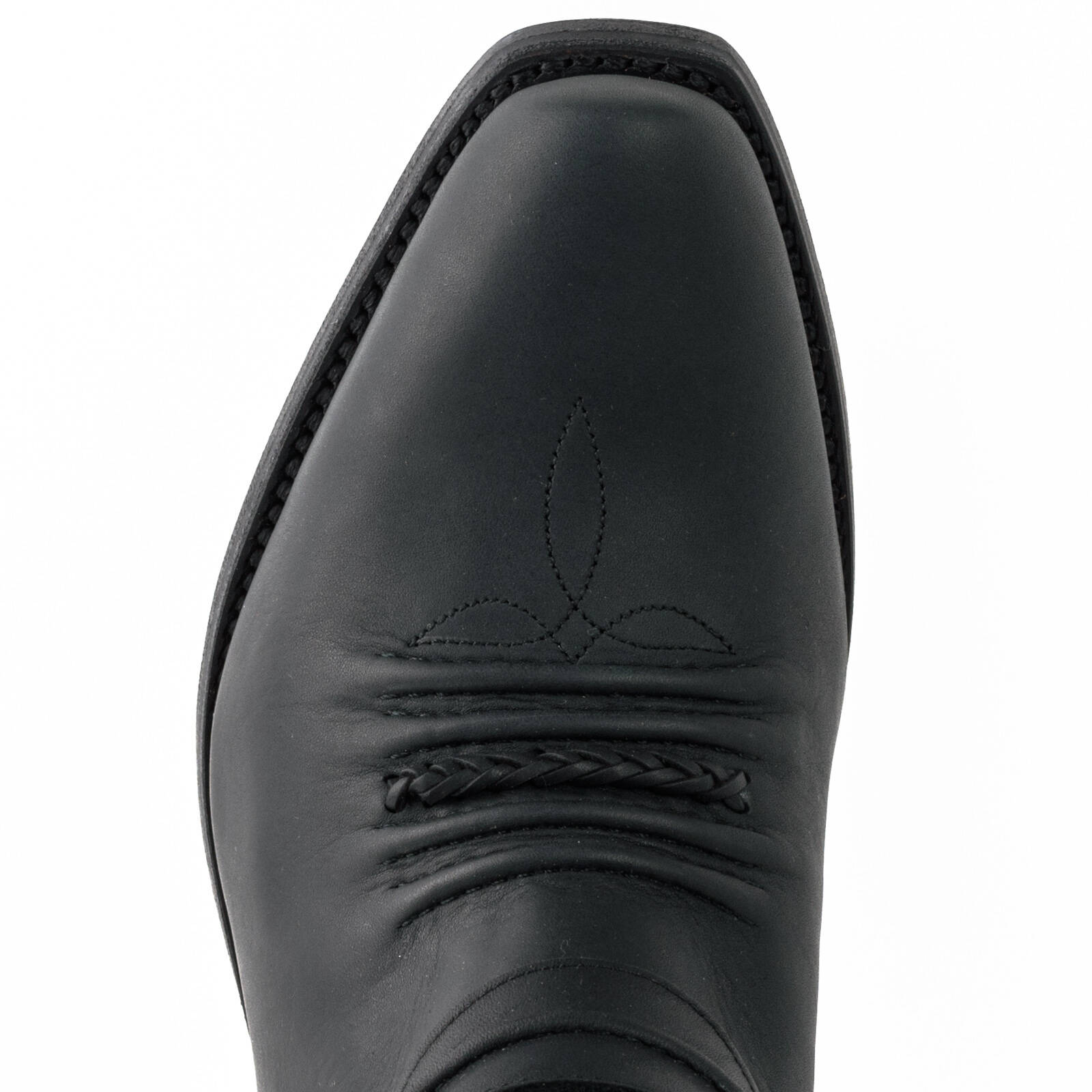 Vêtement en cuir Santiags homme noir