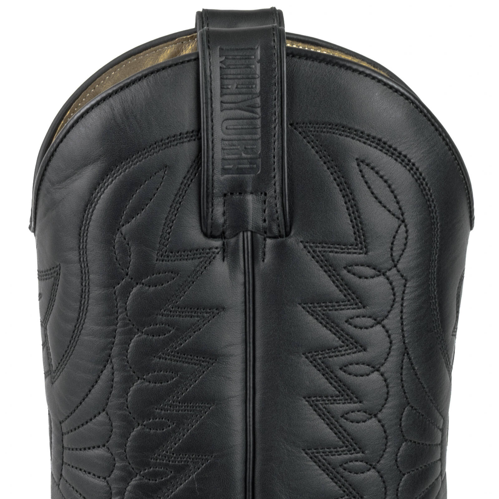 Vêtement en cuir Santiags homme noir