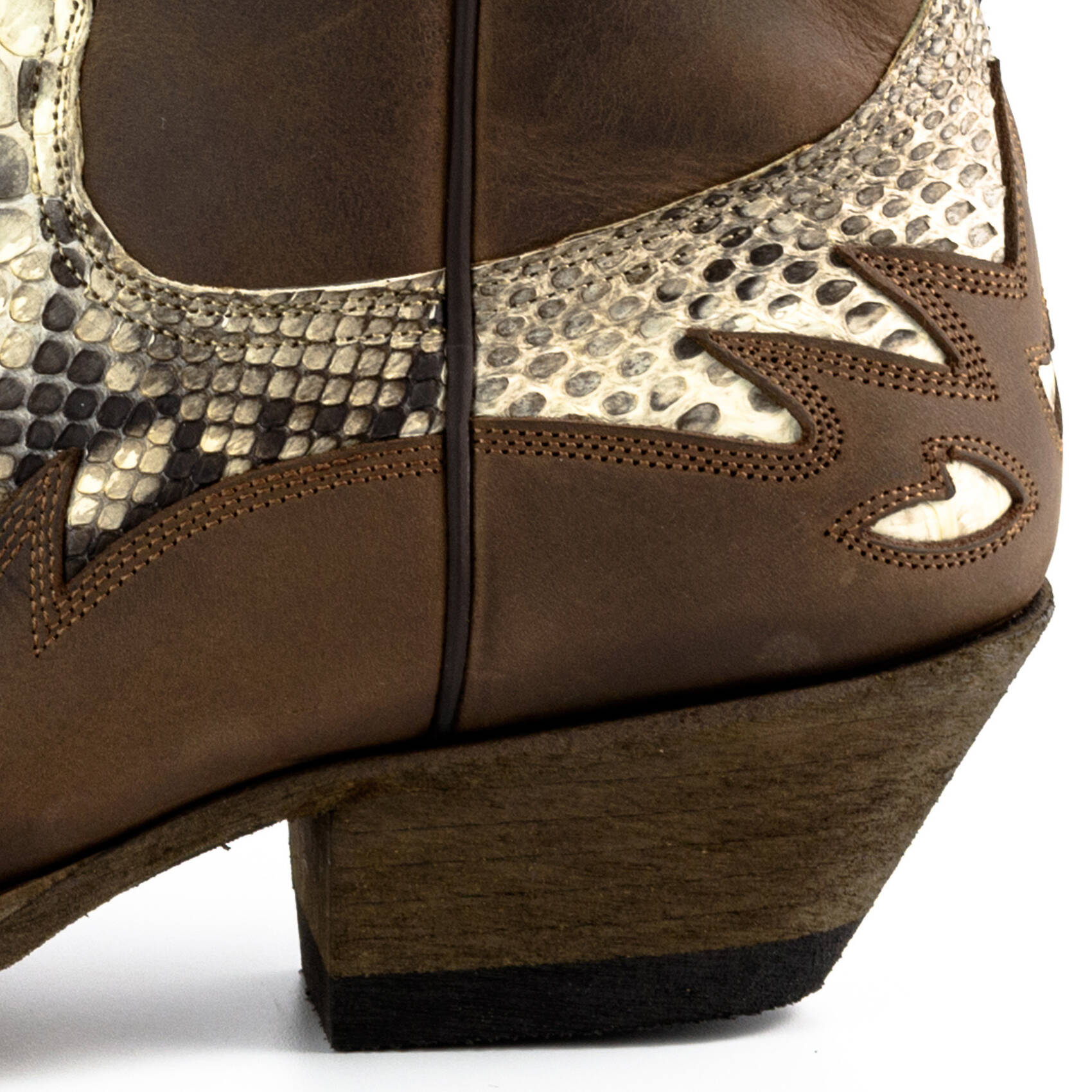 Vêtement en cuir Santiags homme marron