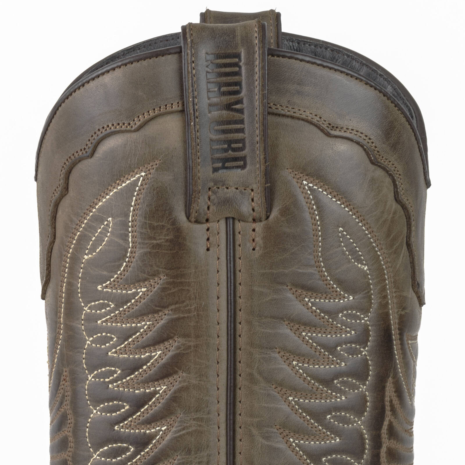 Vêtement en cuir Santiags homme marron