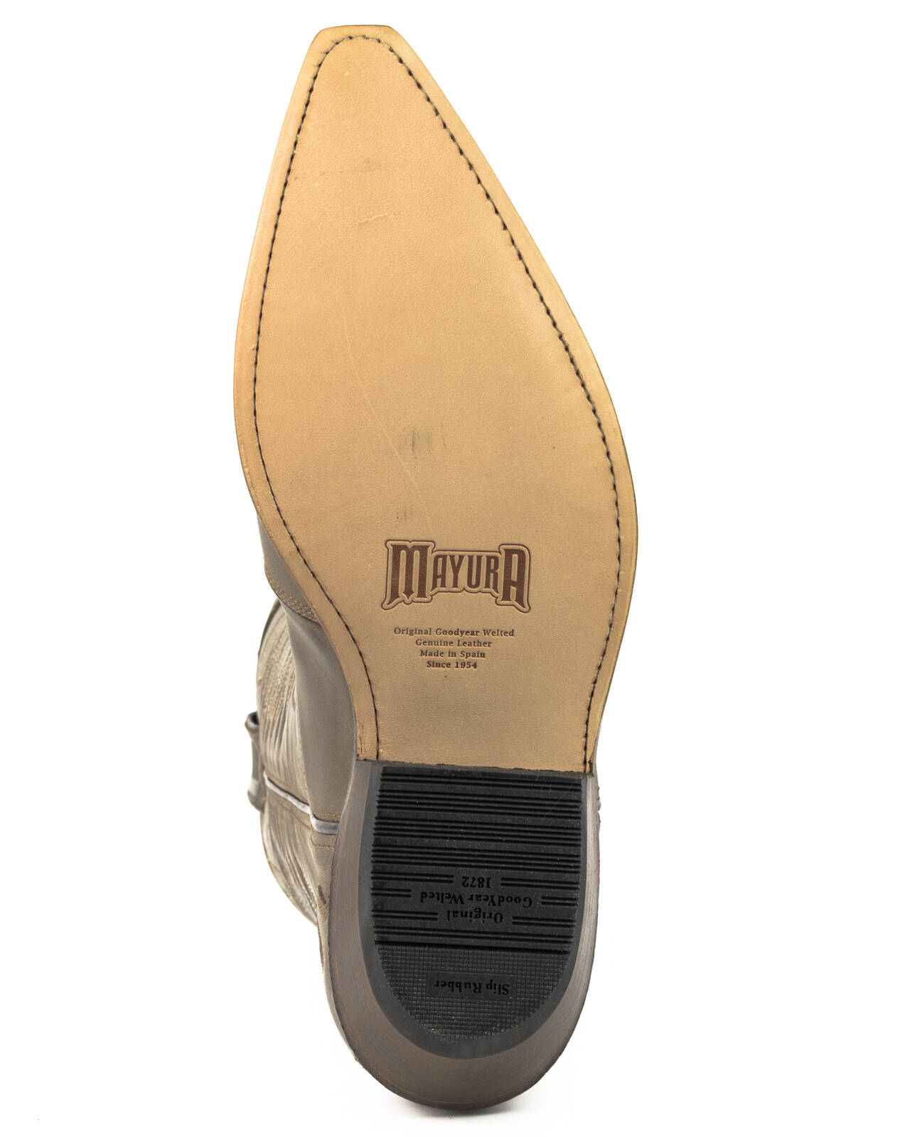 Vêtement en cuir Santiags homme marron