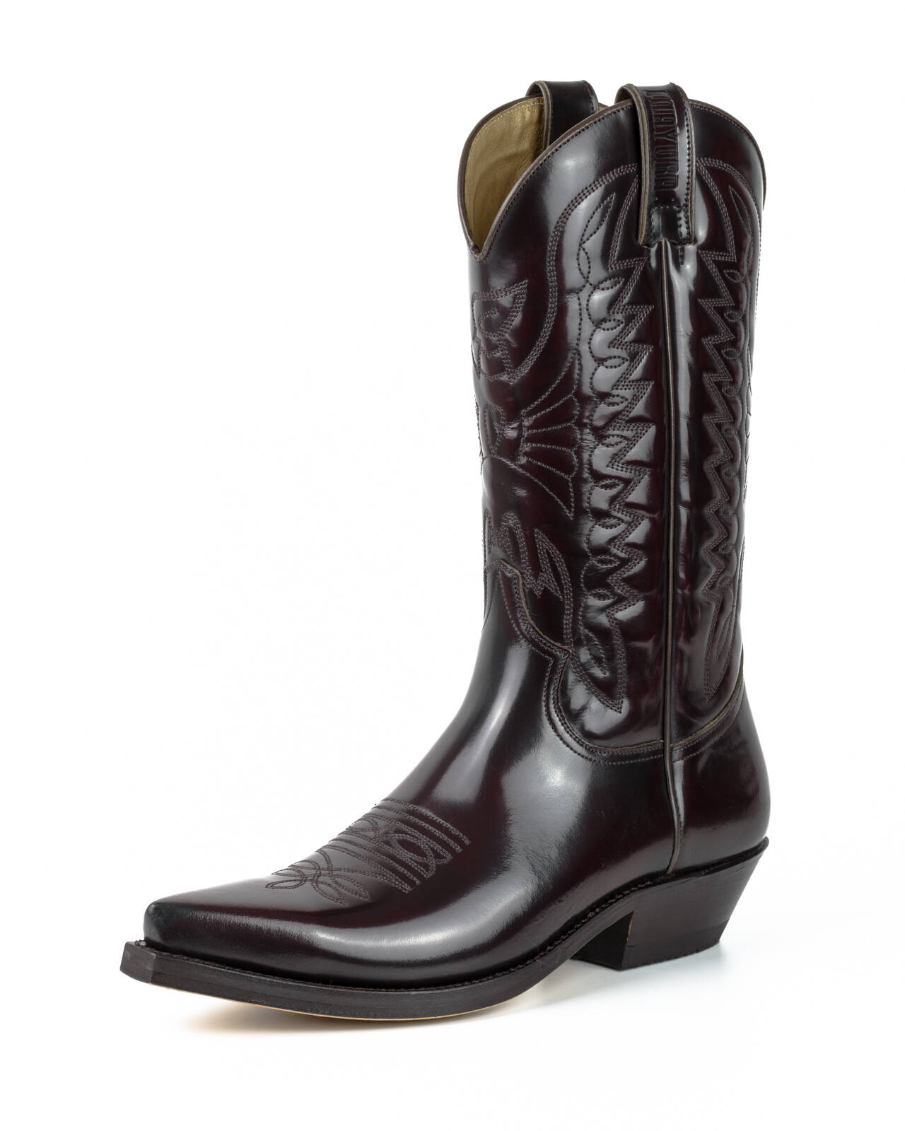 bottes cuir mayura cowboy florentic burdeos réf 119 (2)