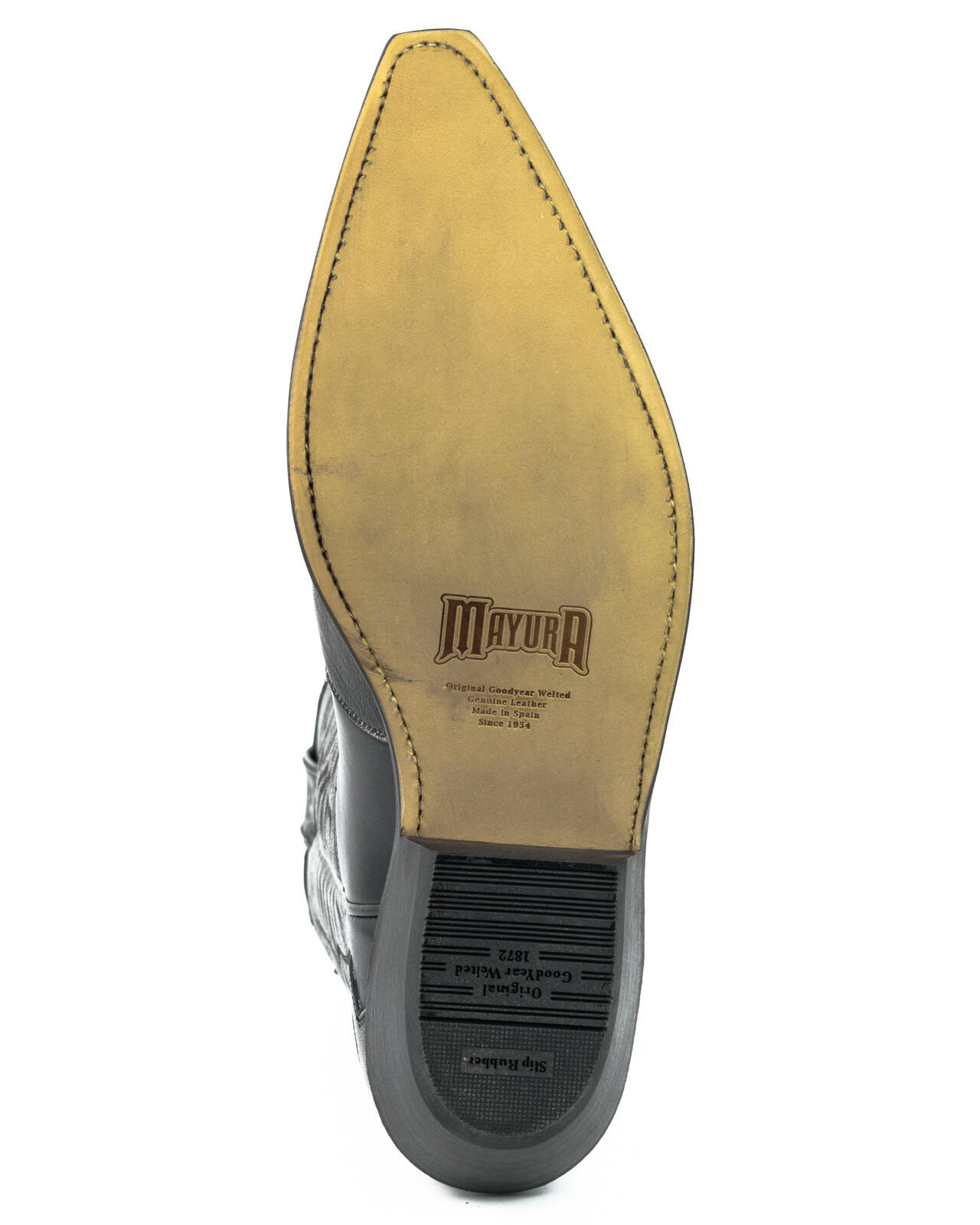 Vêtement en cuir Santiags homme noir