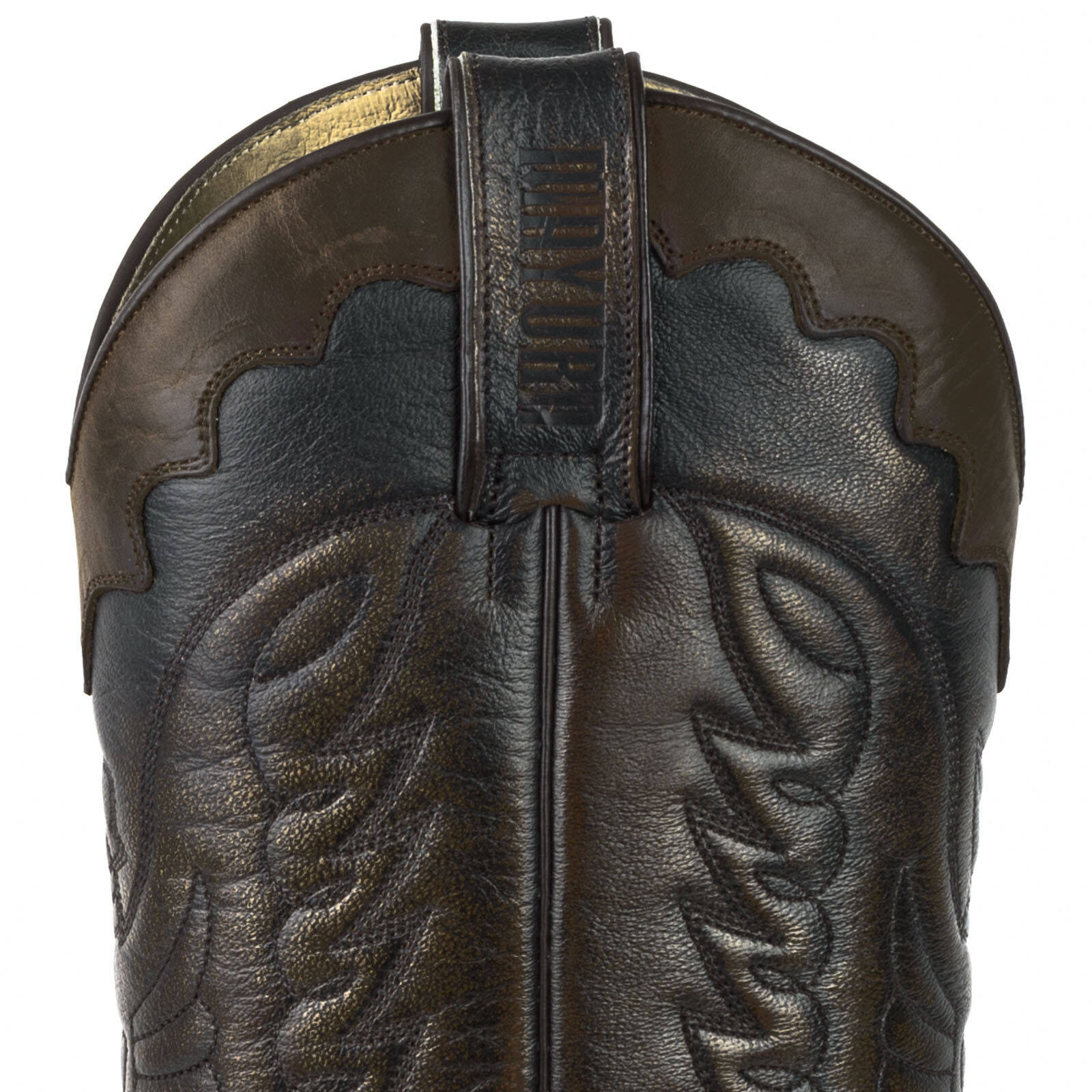 Vêtement en cuir Santiags homme marron