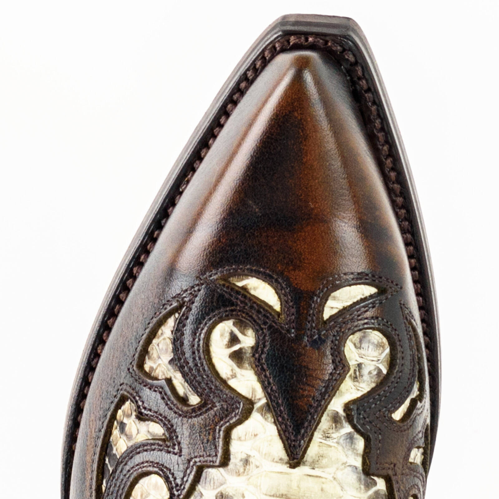 Vêtement en cuir Santiags homme marron