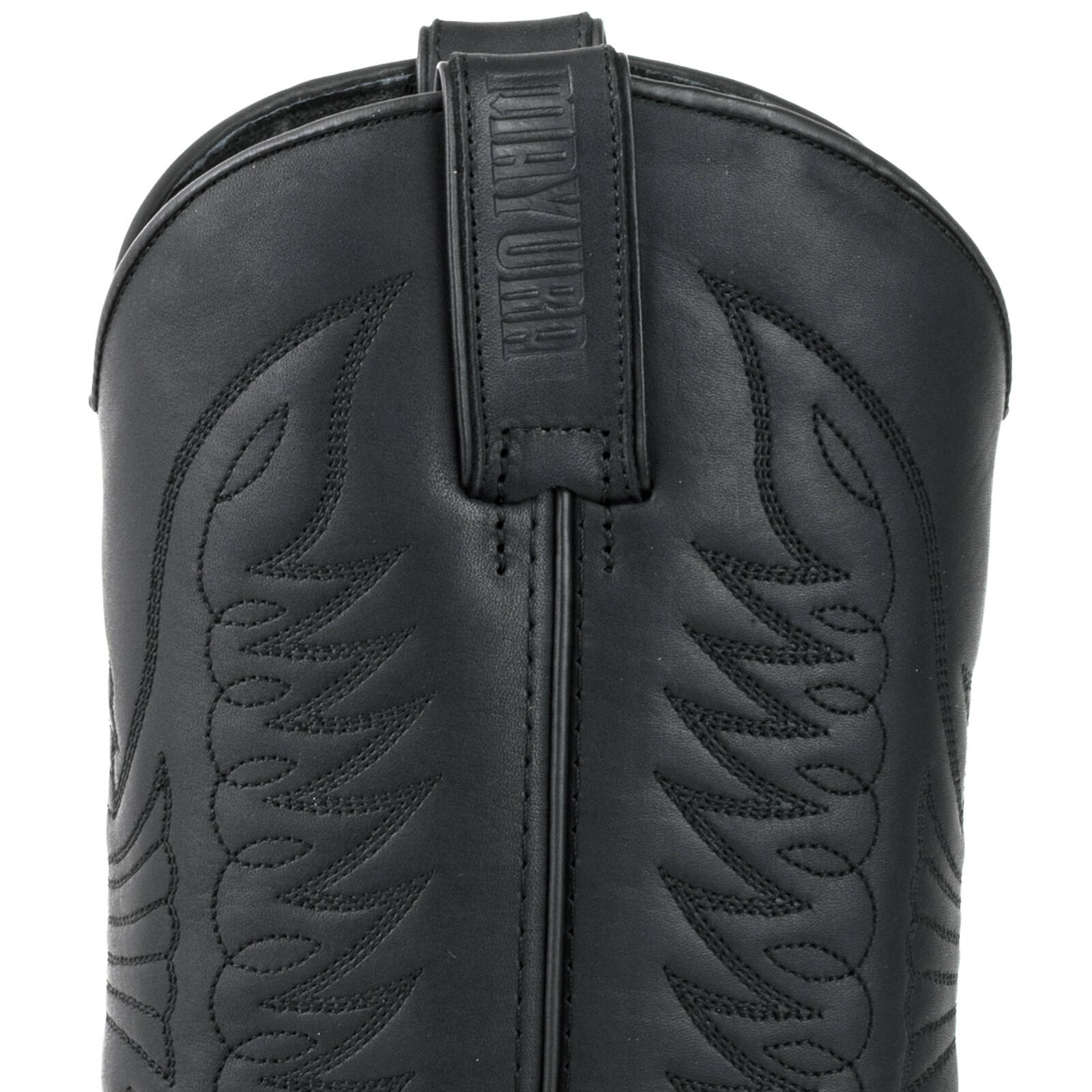 Vêtement en cuir Santiags homme noir