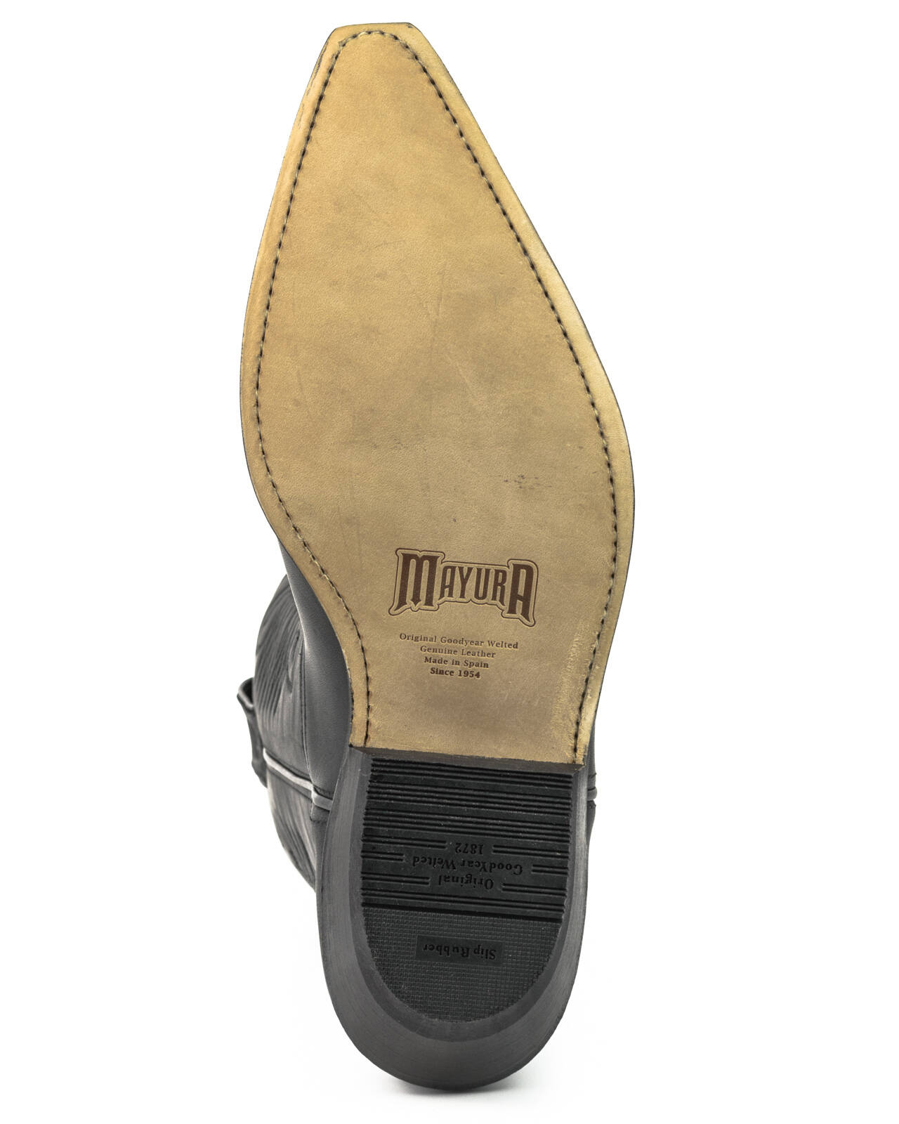 Vêtement en cuir Santiags homme noir