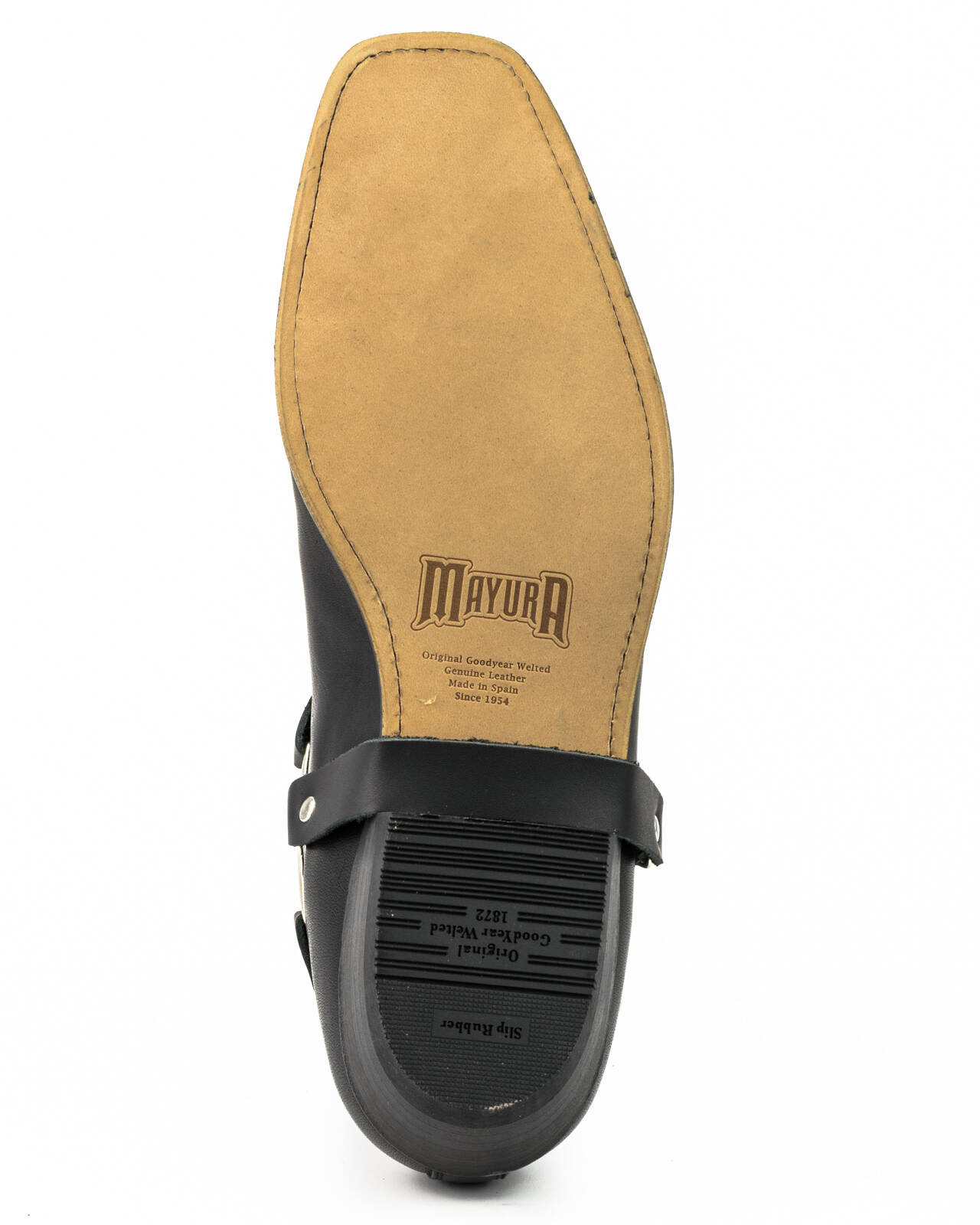 Vêtement en cuir Santiags homme noir