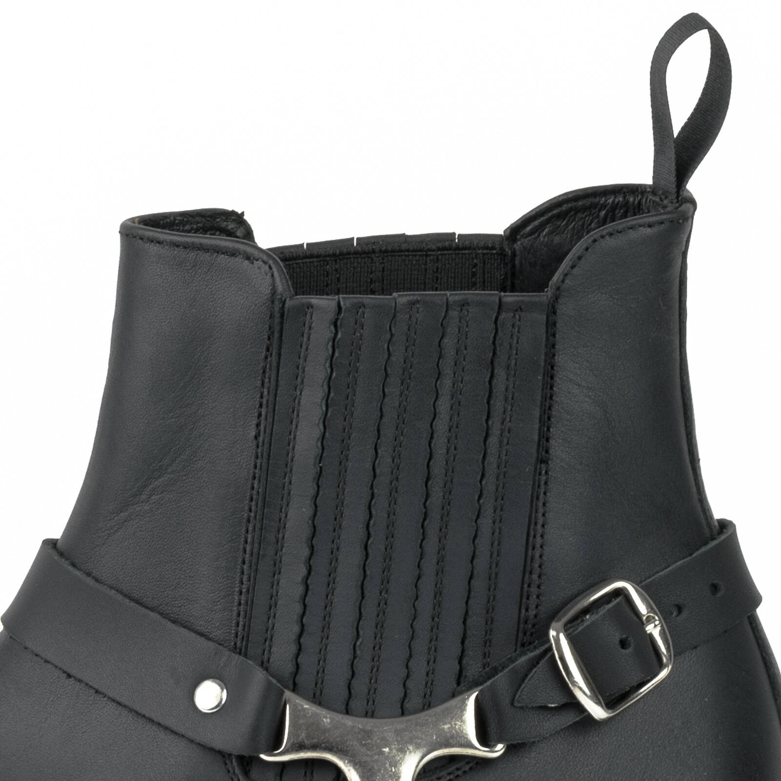 Vêtement en cuir Santiags homme noir