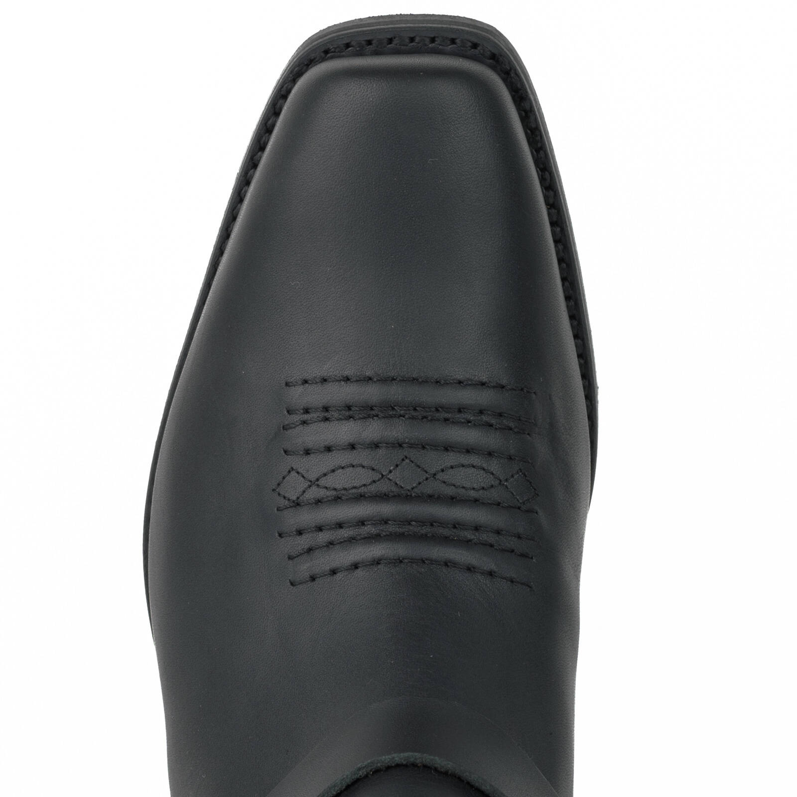 Vêtement en cuir Santiags homme noir