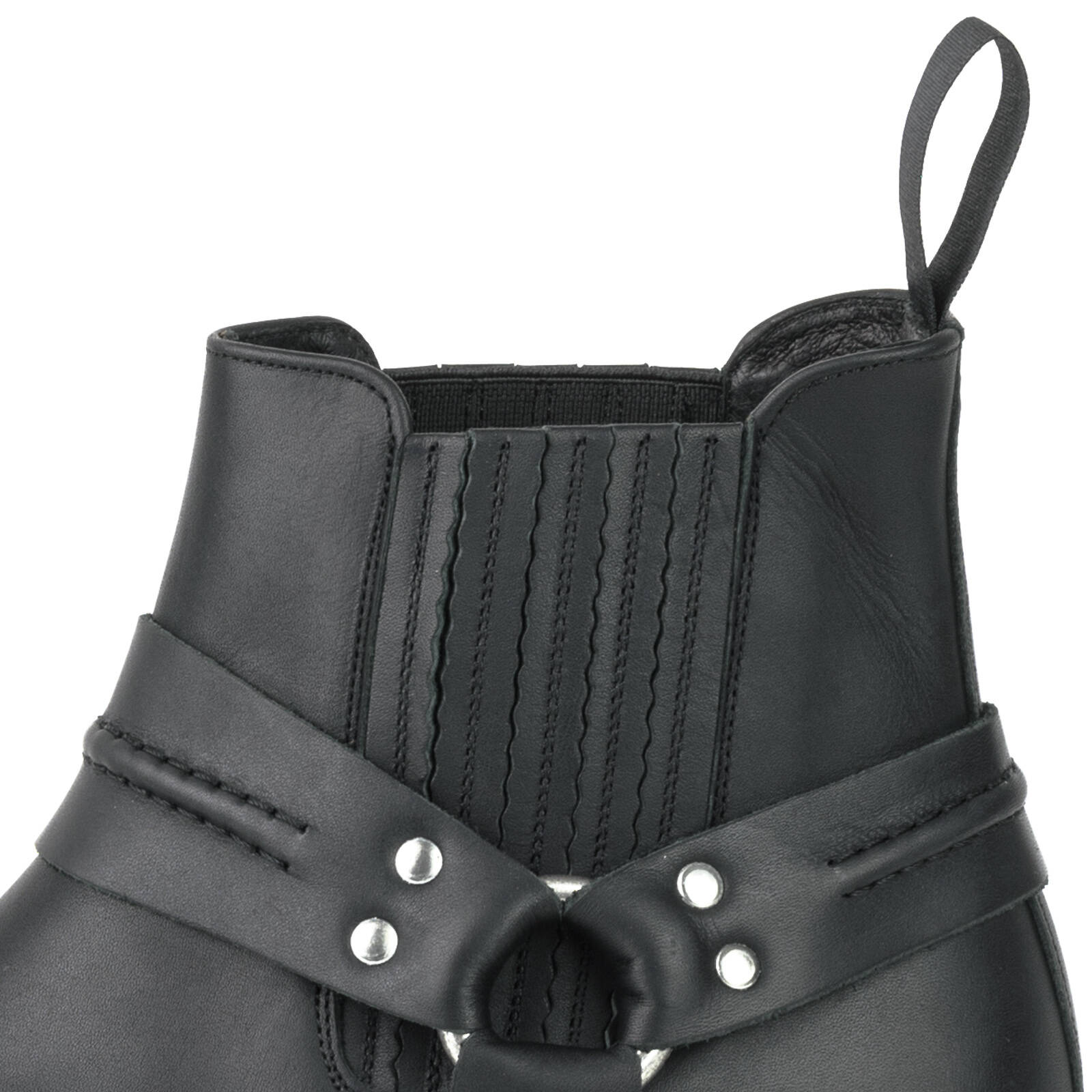 Vêtement en cuir Santiags homme noir