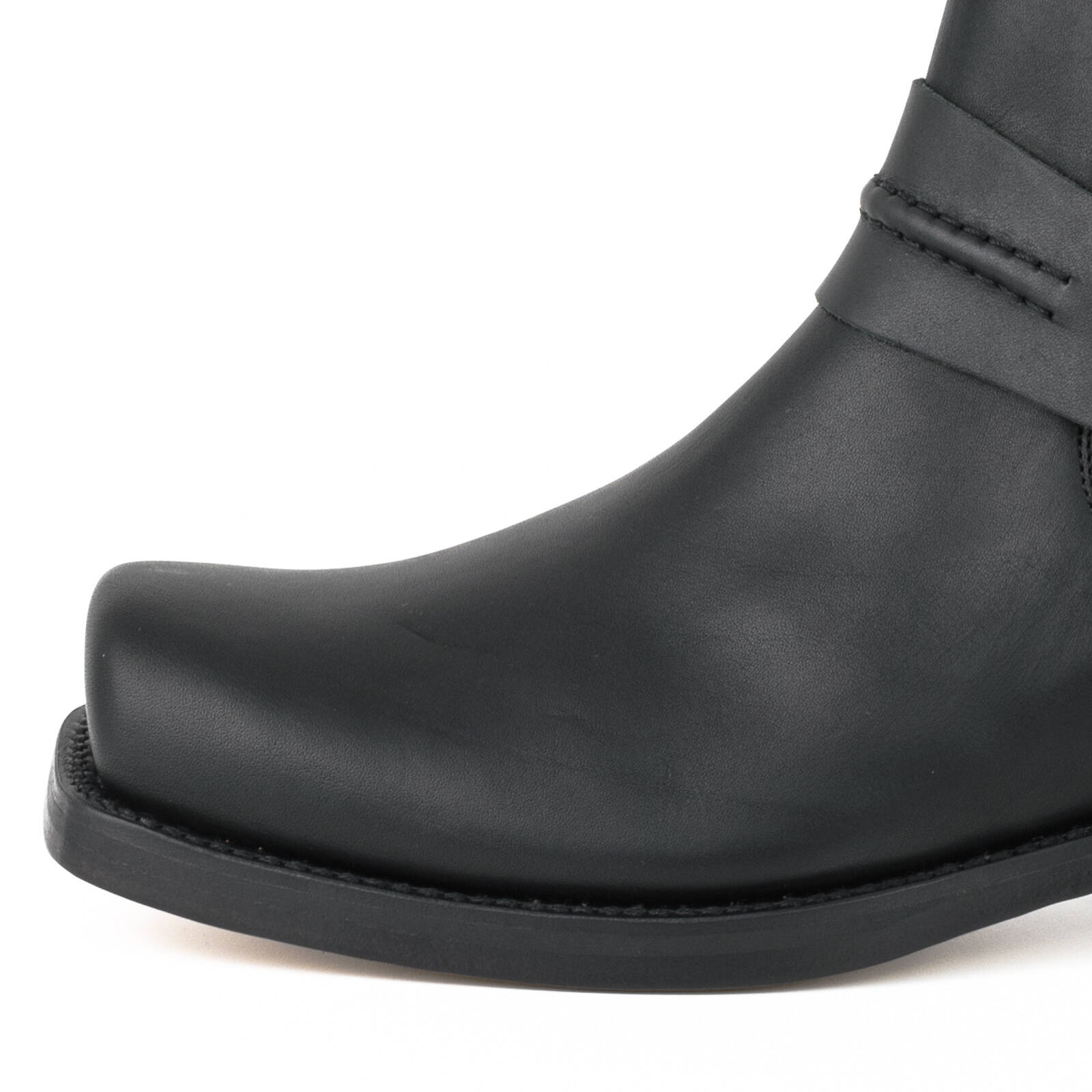 Vêtement en cuir Santiags homme noir