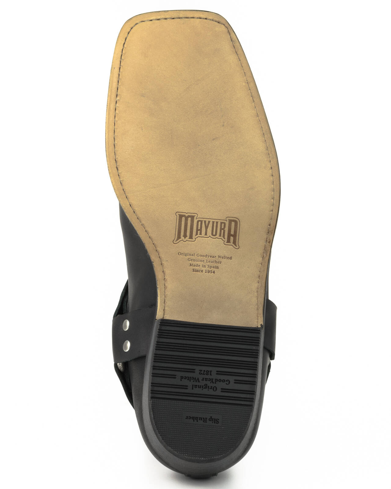 Vêtement en cuir Santiags homme noir