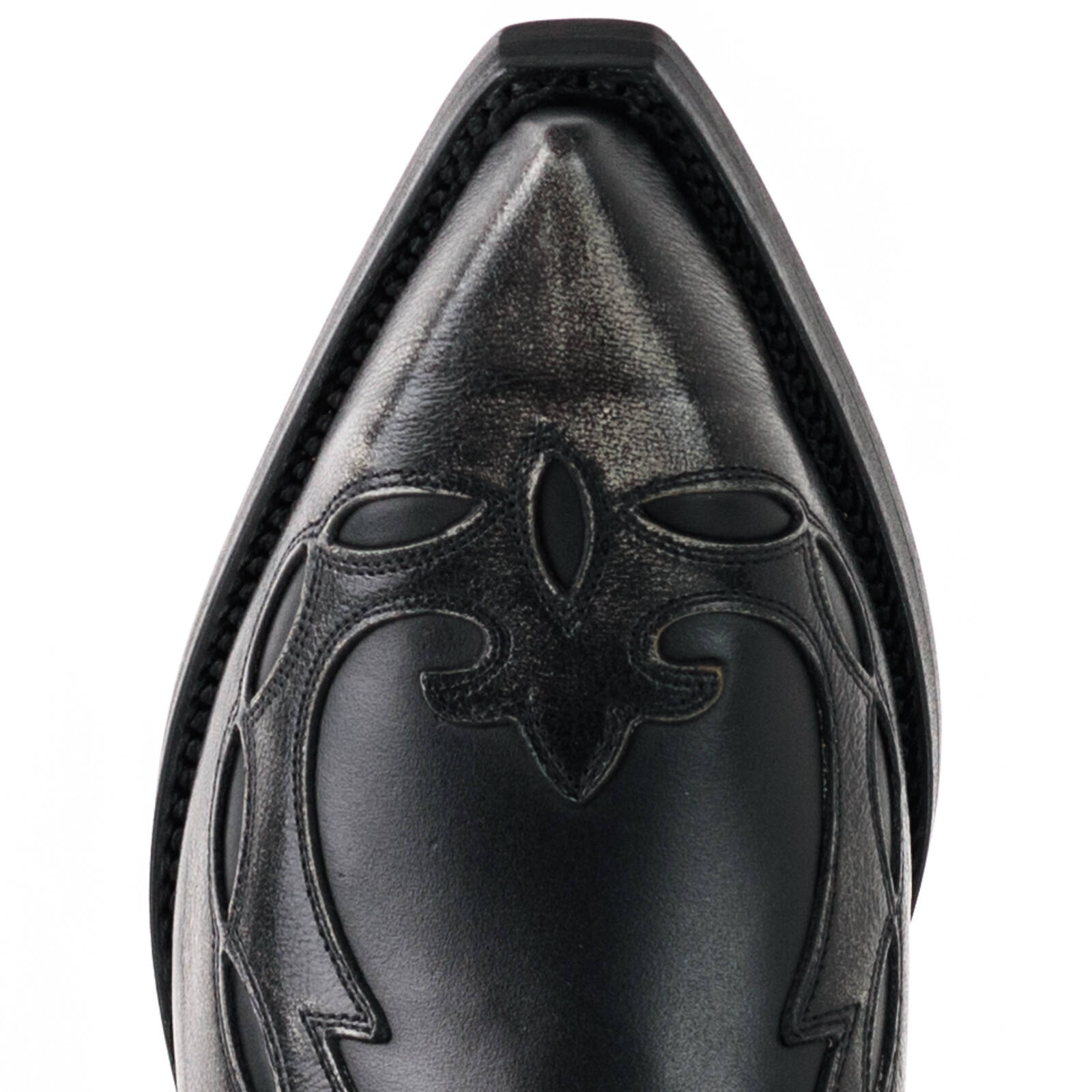 Vêtement en cuir Santiags homme noir