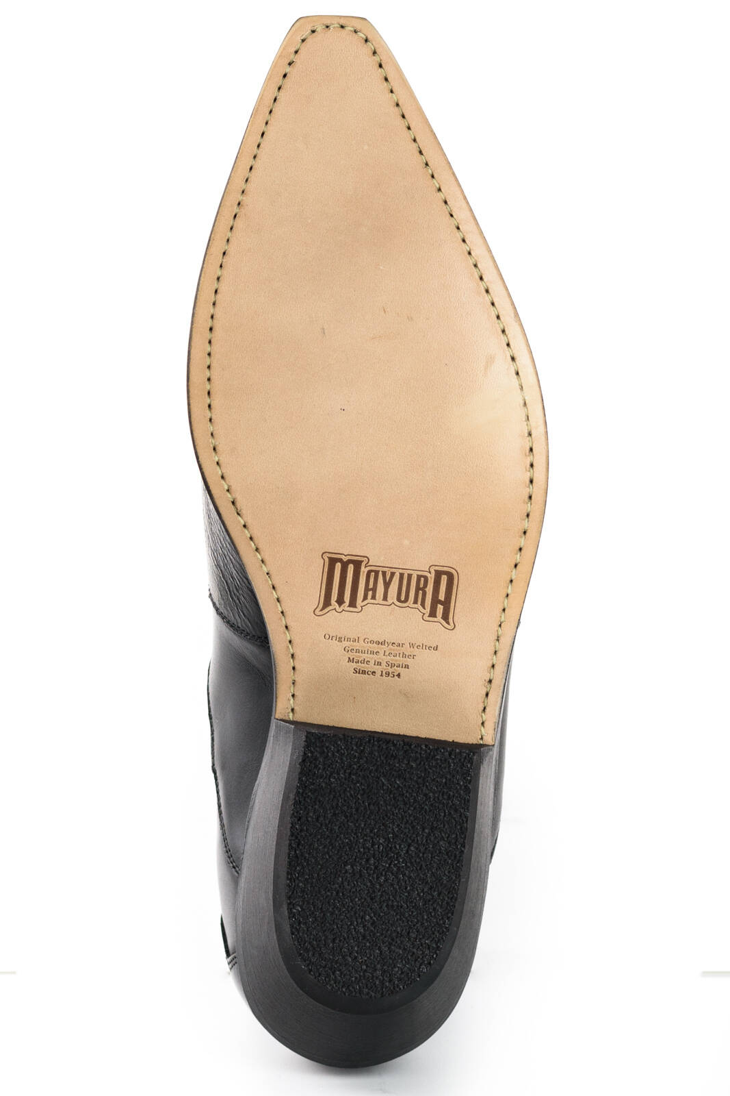 Vêtement en cuir Santiags homme noir