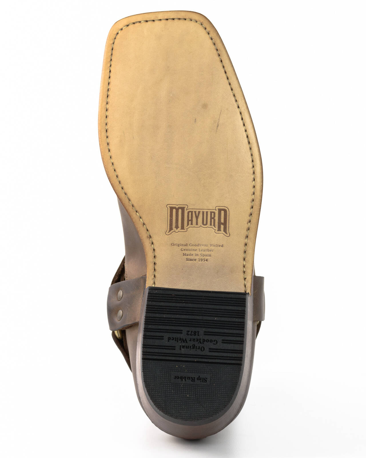 Vêtement en cuir Santiags homme marron