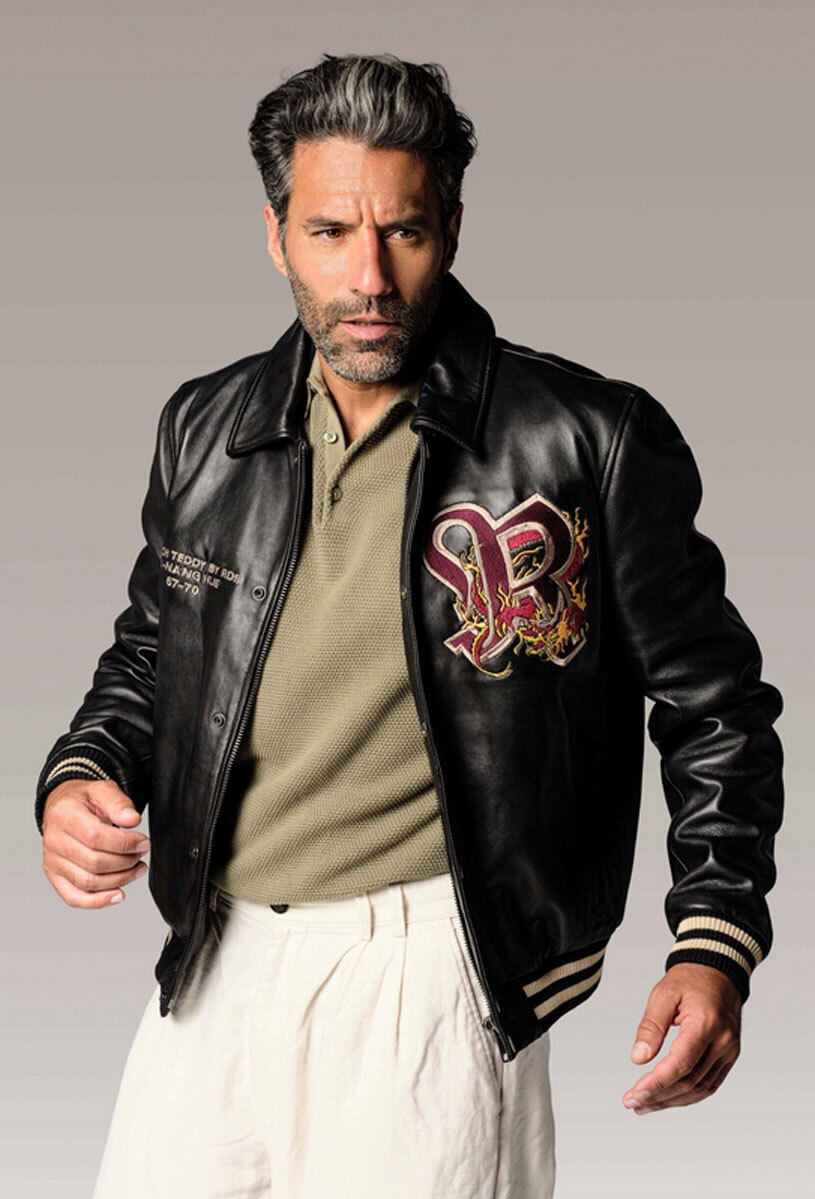 Vêtement en cuir Blousons cuir noir