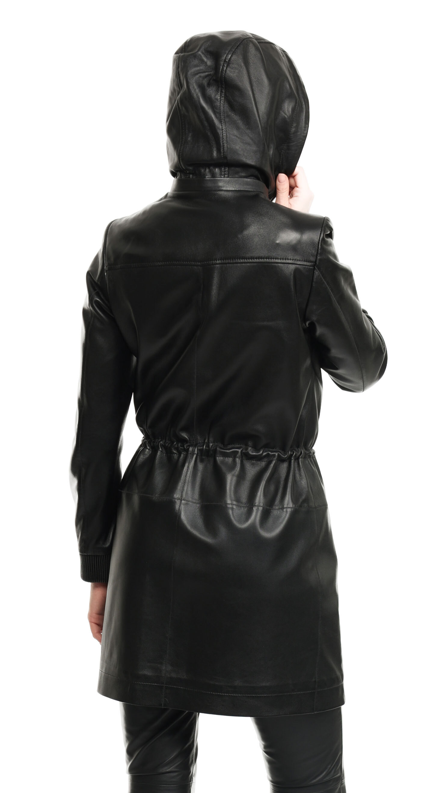 Vêtement en cuir Manteaux cuir noir