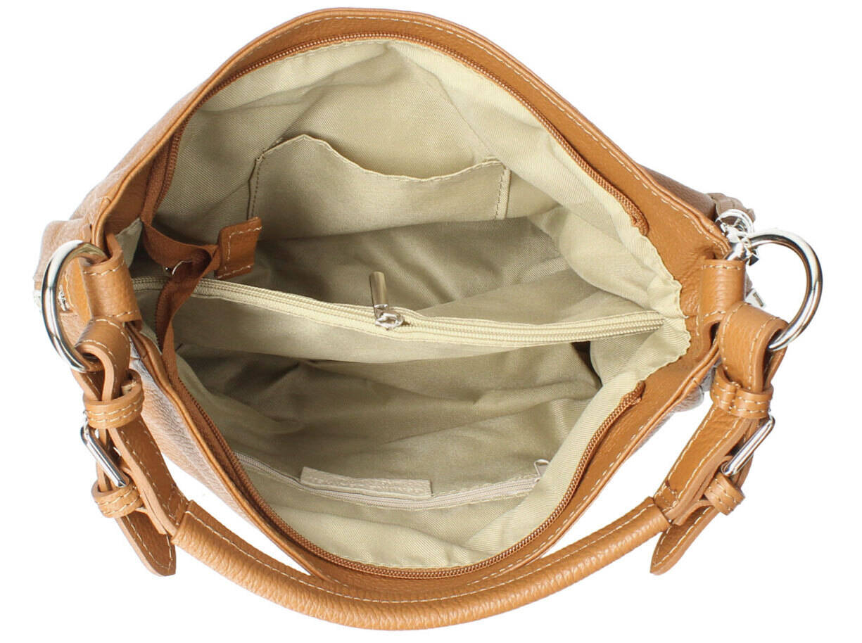 Vêtement en cuir Maroquinerie femme cognac