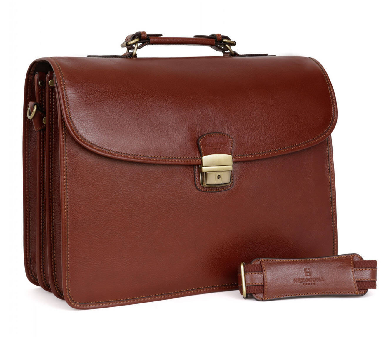 Vêtement en cuir Maroquinerie homme marron