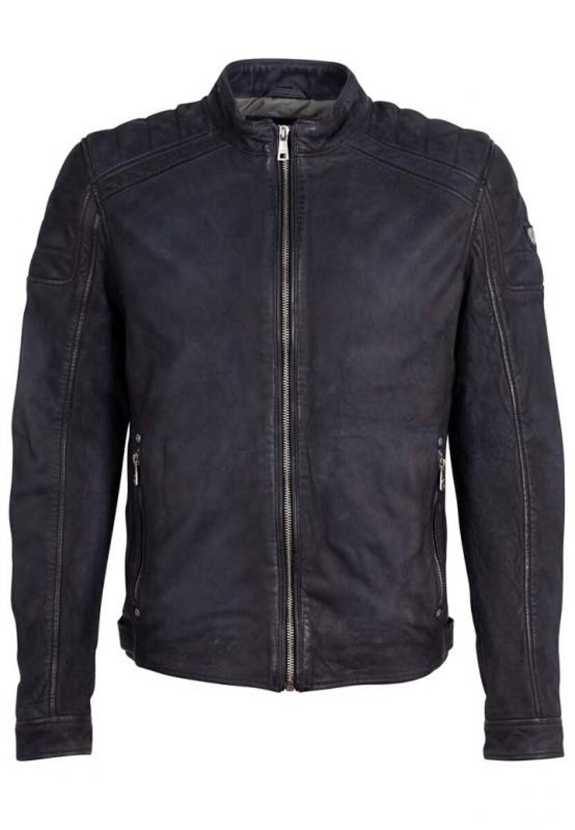 Vêtement en cuir Blousons cuir bleu