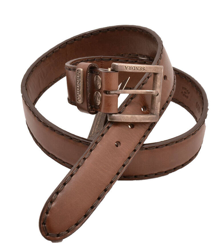 Ceinture cuir homme marron sendra 8563 (1)