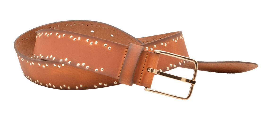 ceinture femme vachette cognac 5624