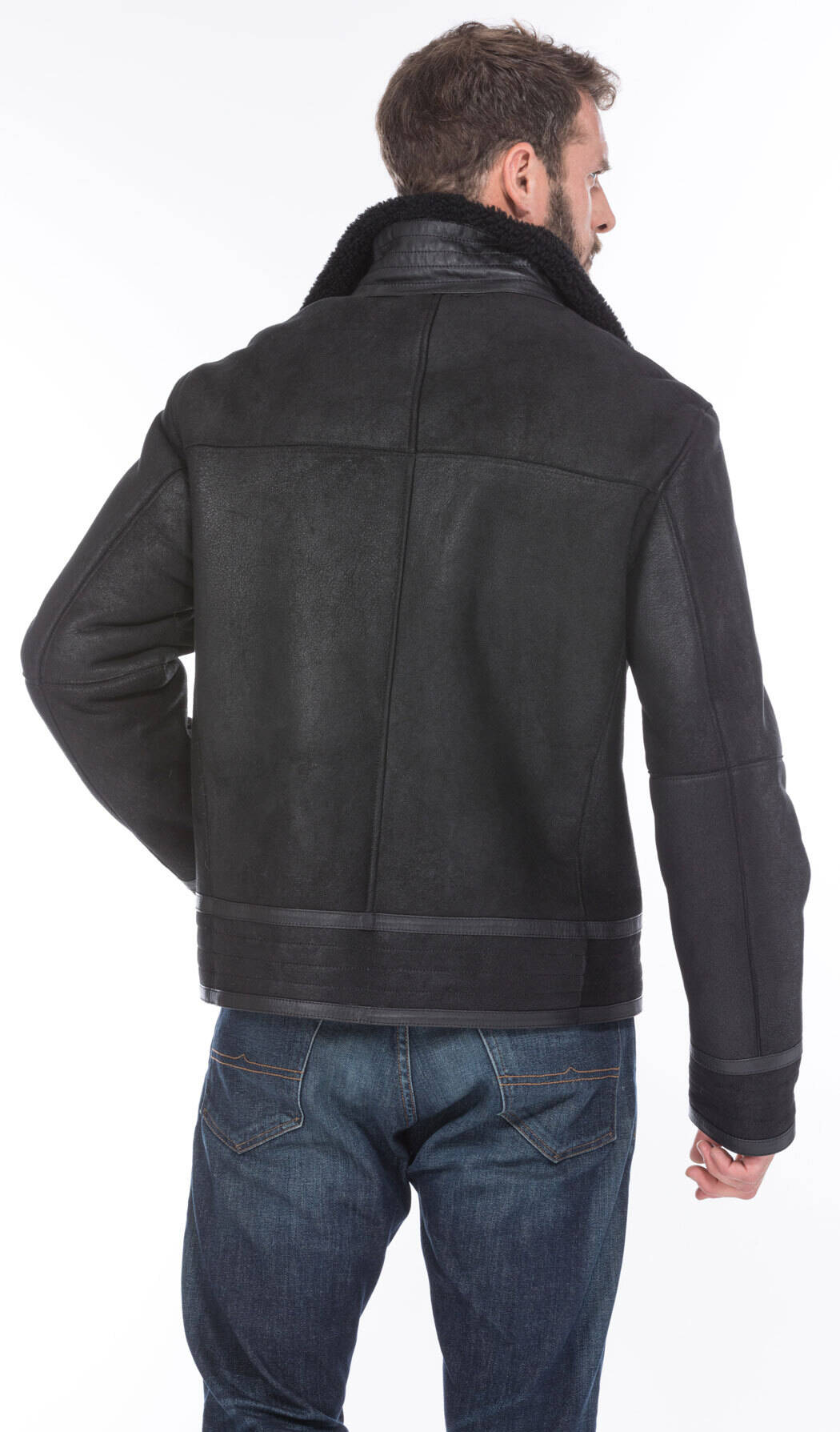 Vêtement en cuir Blousons cuir noir