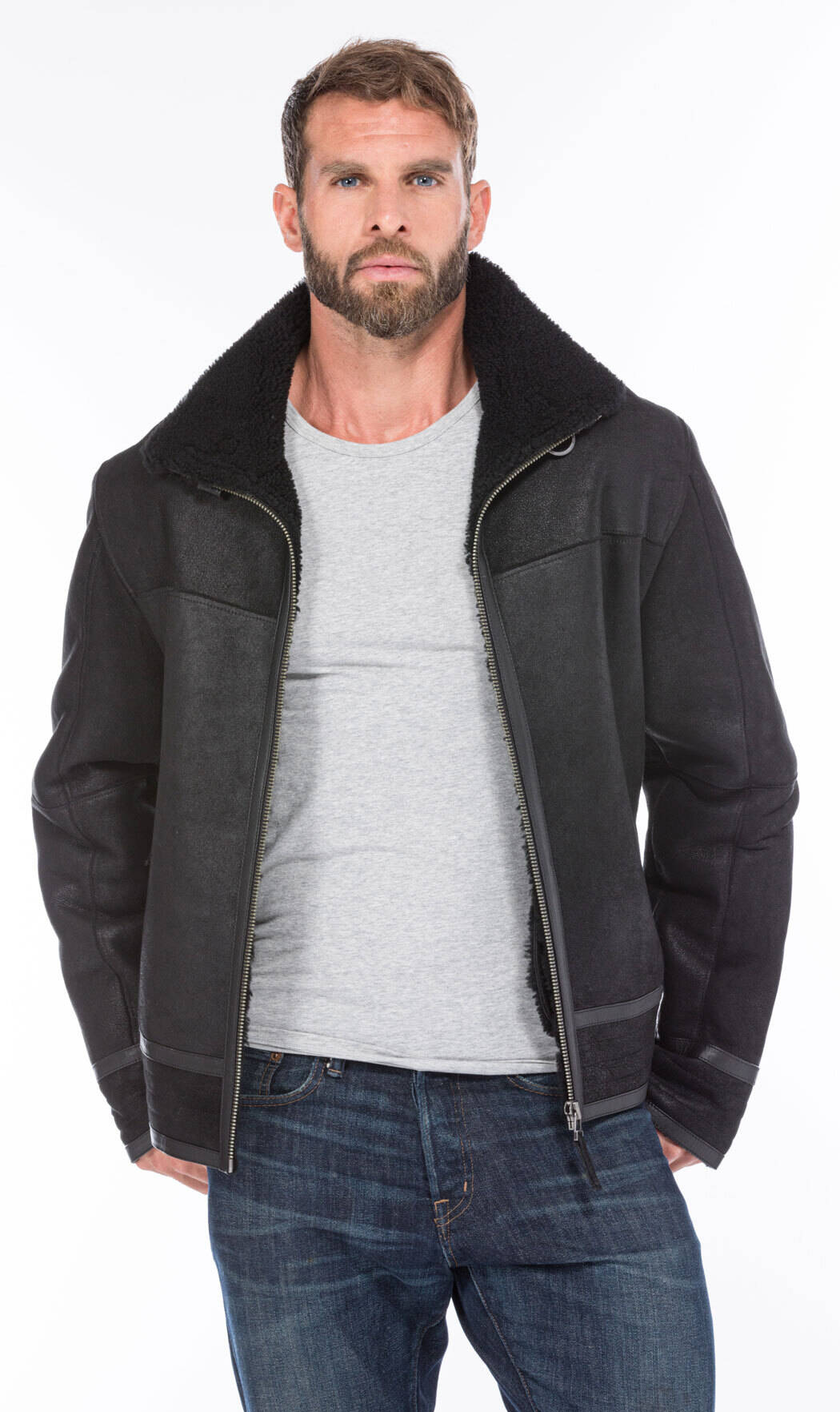 Bombardier mouton online homme