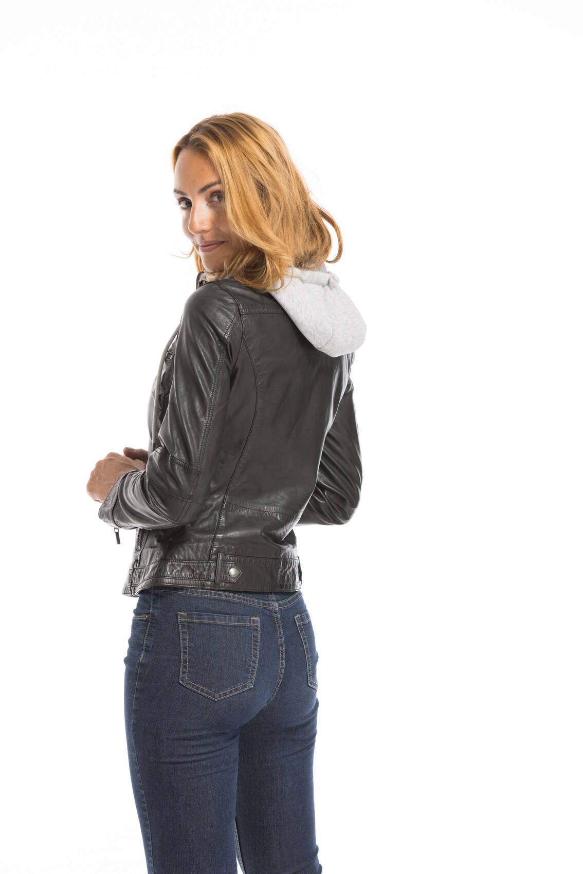 Vêtement en cuir Blousons cuir noir