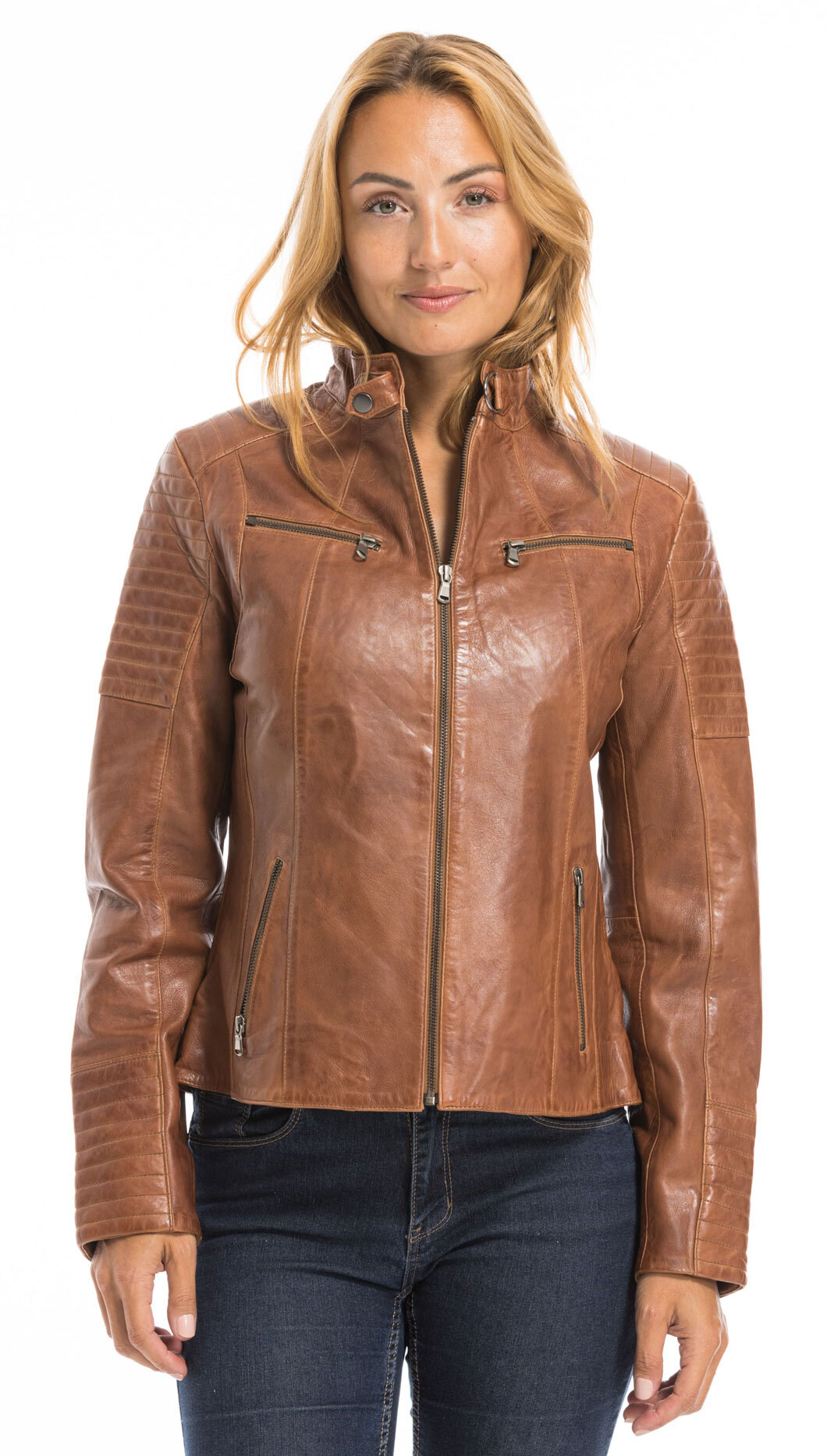 Leather jackets CUIRS GUIGNARD of leather lamb-ref 