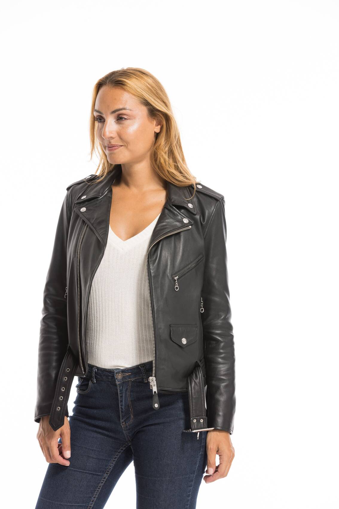 Vêtement en cuir Boutique cuir noir