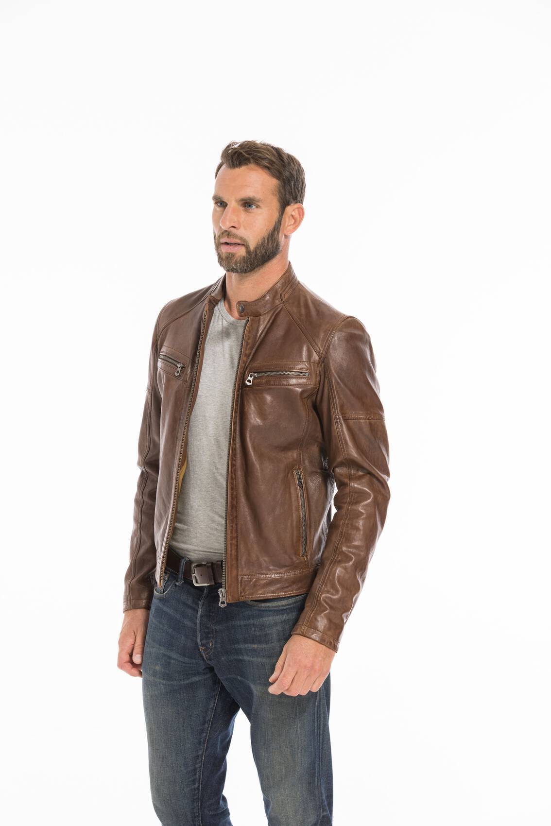 Blouson cuir buffle homme online