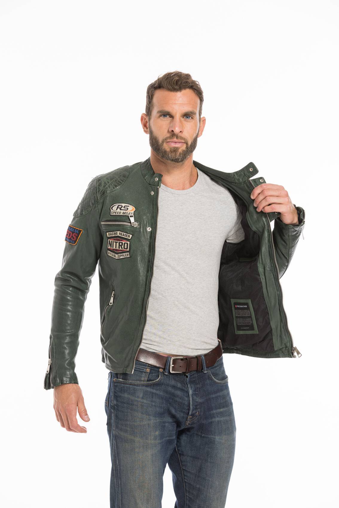Les bonnes affaires Homme en cuir agneau 132 nitro barcelona green green vert