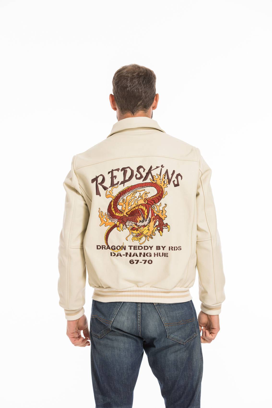 Vêtement en cuir Blousons cuir beige