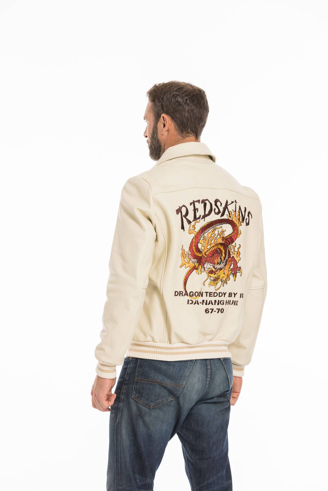 Vêtement en cuir Blousons cuir beige