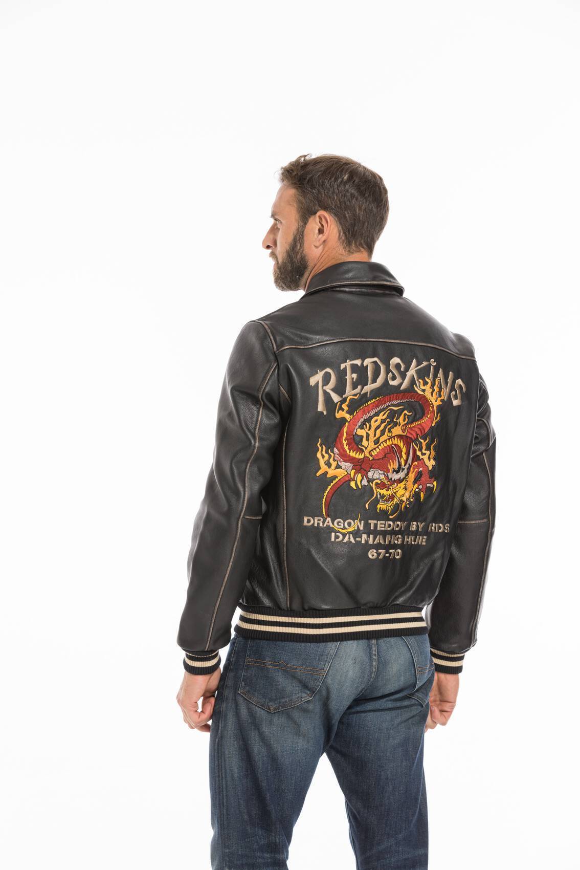 Vêtement en cuir Blousons cuir noir