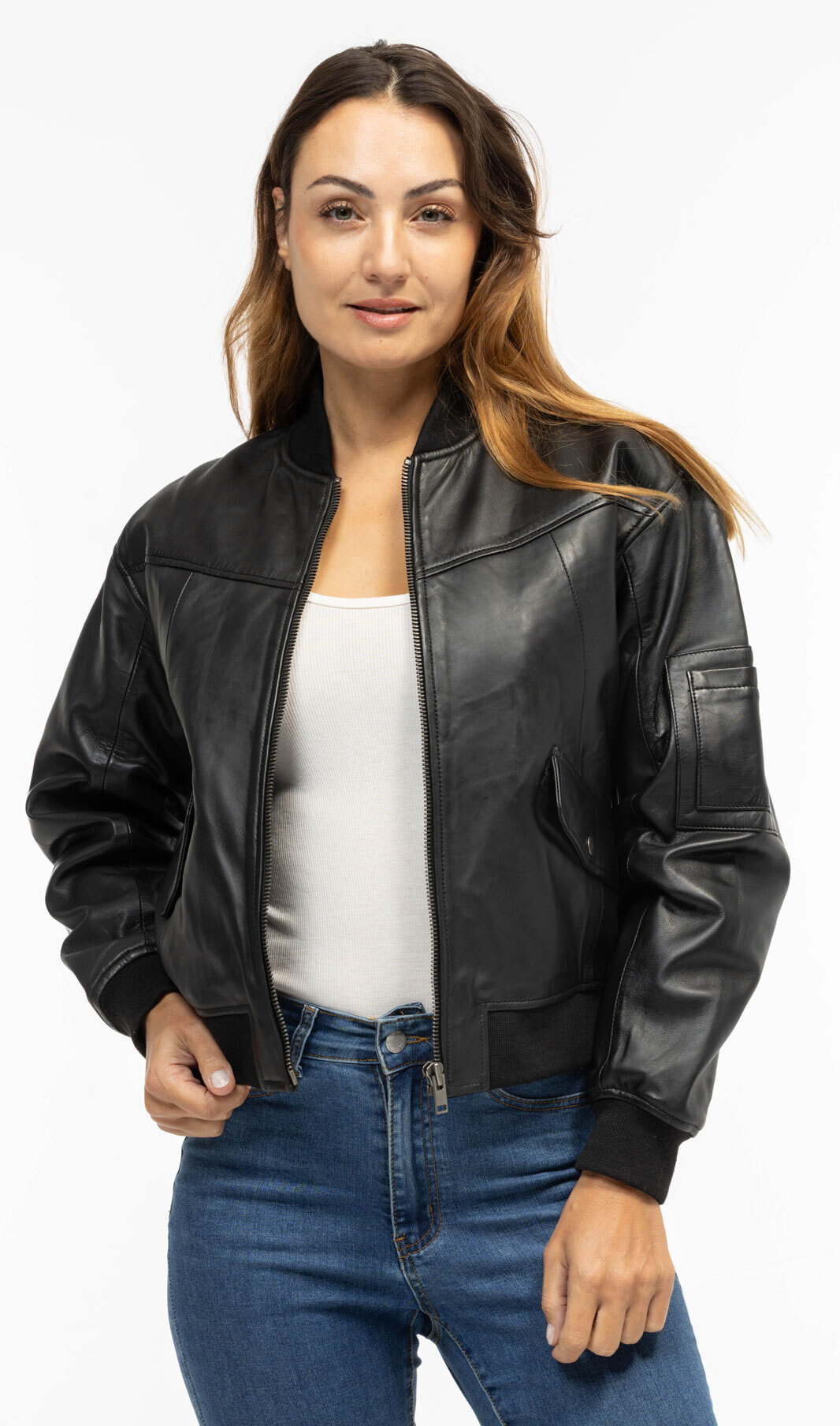 Vêtement en cuir Blousons cuir noir