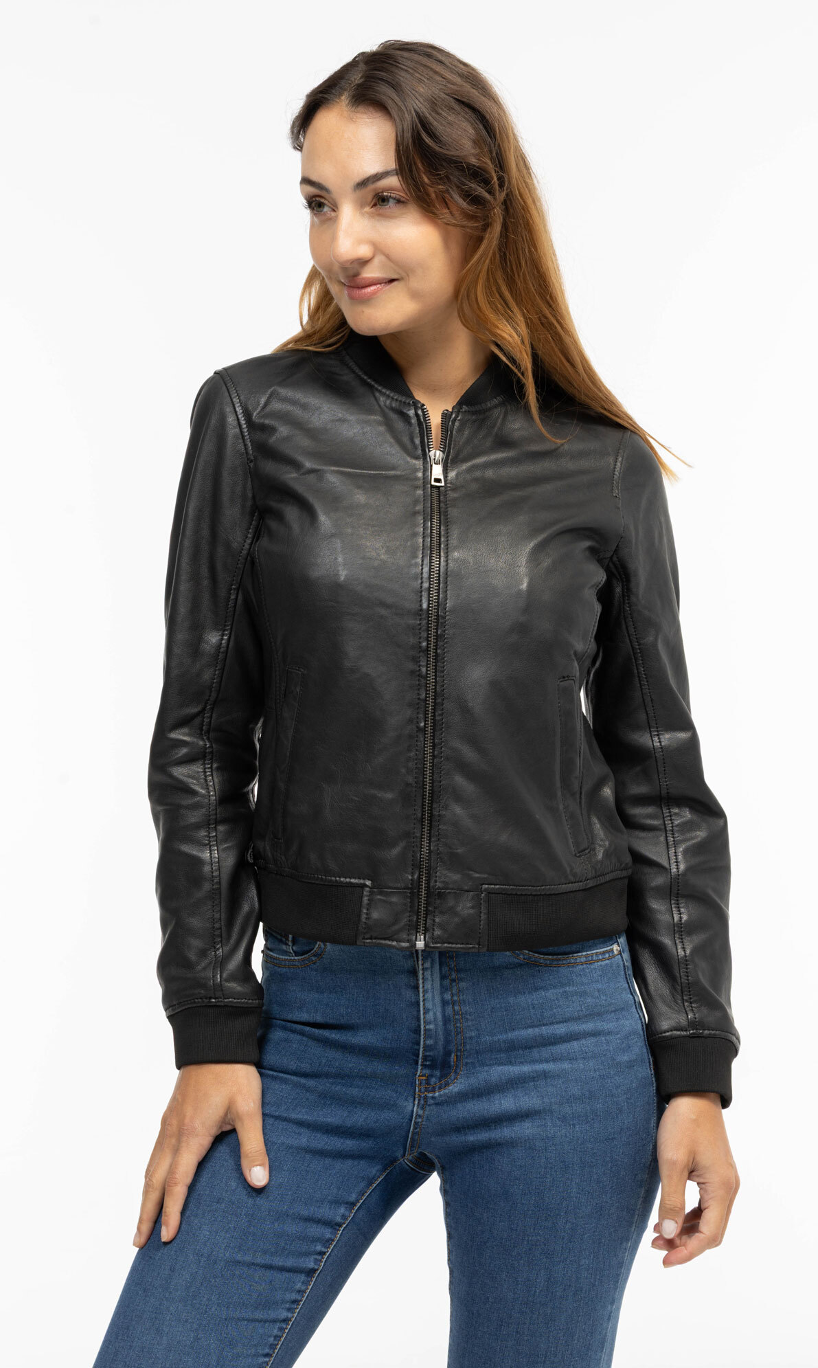 Vêtement en cuir Blousons cuir noir