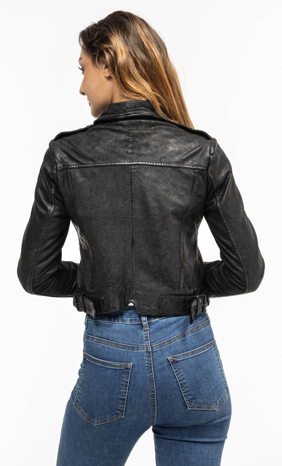 Vêtement en cuir Vestes cuir noir