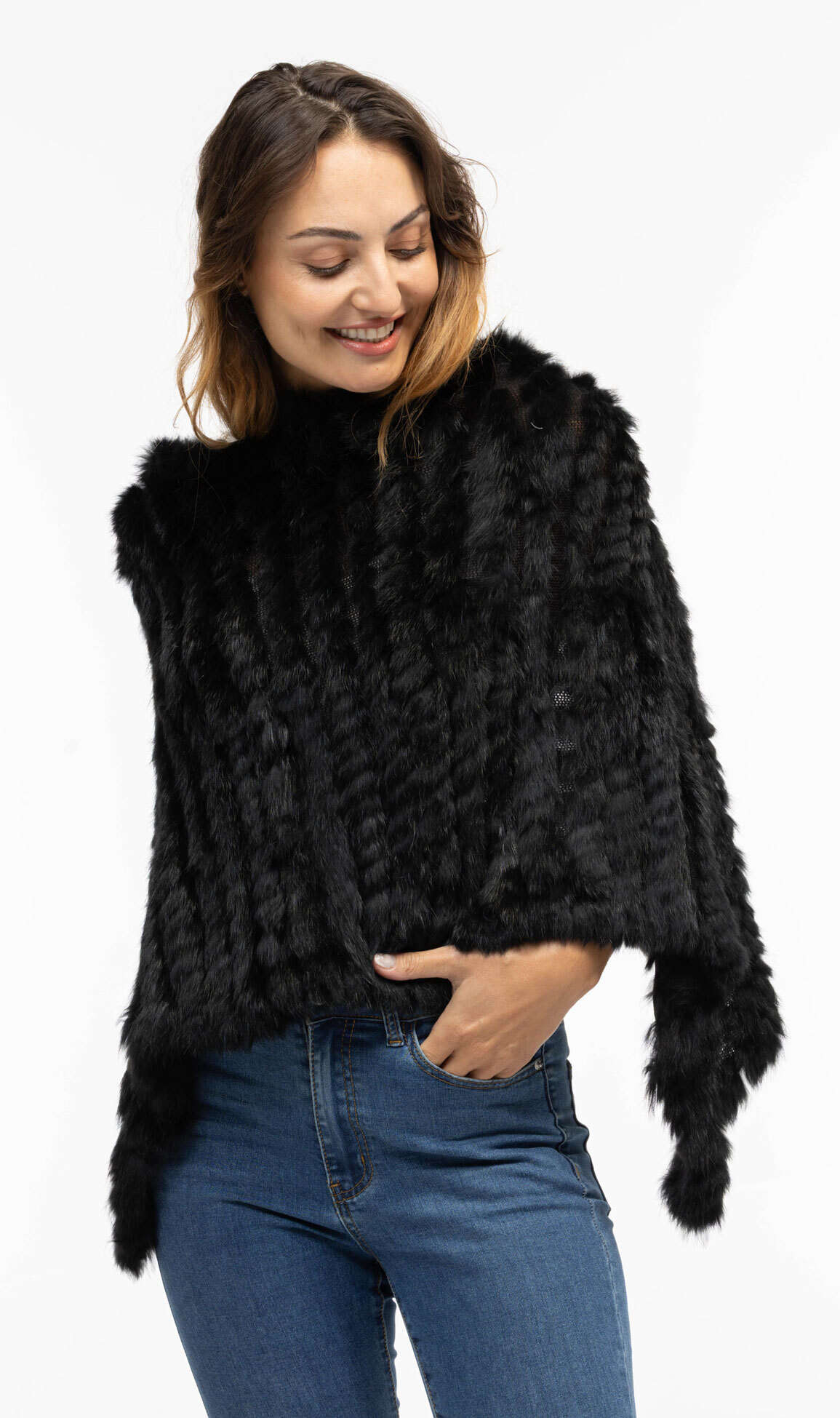 Vêtement en cuir Gilets cuir & fourrure  noir